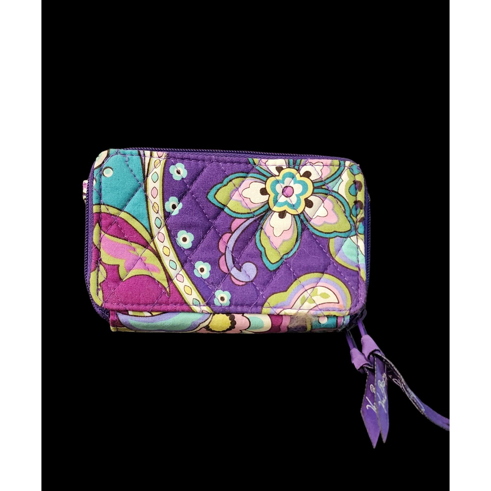 Vera Bradley Vera Bradley Heather Paisley Crossbody Purse Wallet Size ONE SIZE - 5 Thumbnail