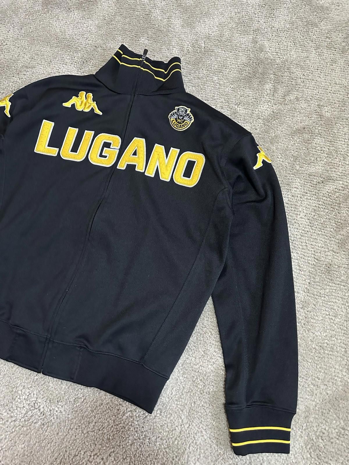Kappa HC LUGANO ICE HOCKEY CLUB TRACK TOP JACKET KAPPA BLACK XL Size US XL / EU 56 / 4 - 3 Thumbnail