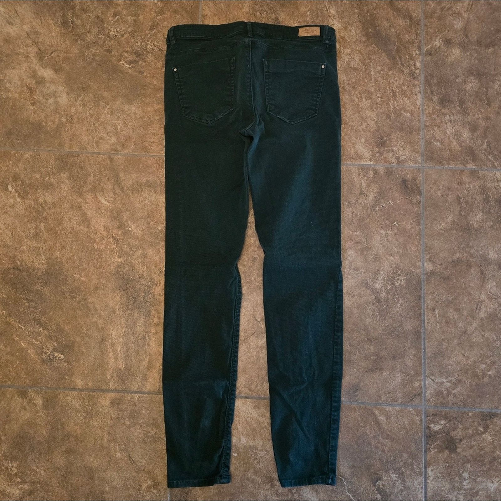Zara Dark Hunter Green ZARA Skinny Jean Size 30" / US 8 / IT 44 - 2 Thumbnail