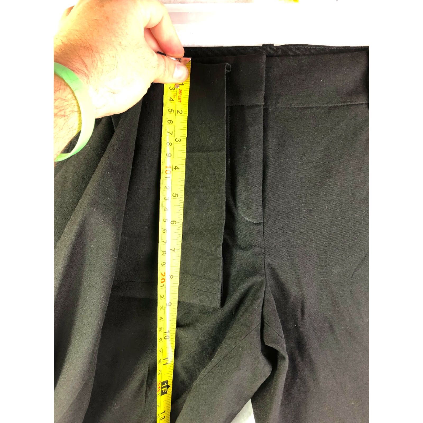 Ann Taylor Ann Taylor Ann Fit Black Slacks Dress Pants Womens Size 0 Polyester Rayon Spandex Slim Straight Leg Vintage No (if allowed) Size 25" / US 0 / IT 36 - 5 Thumbnail