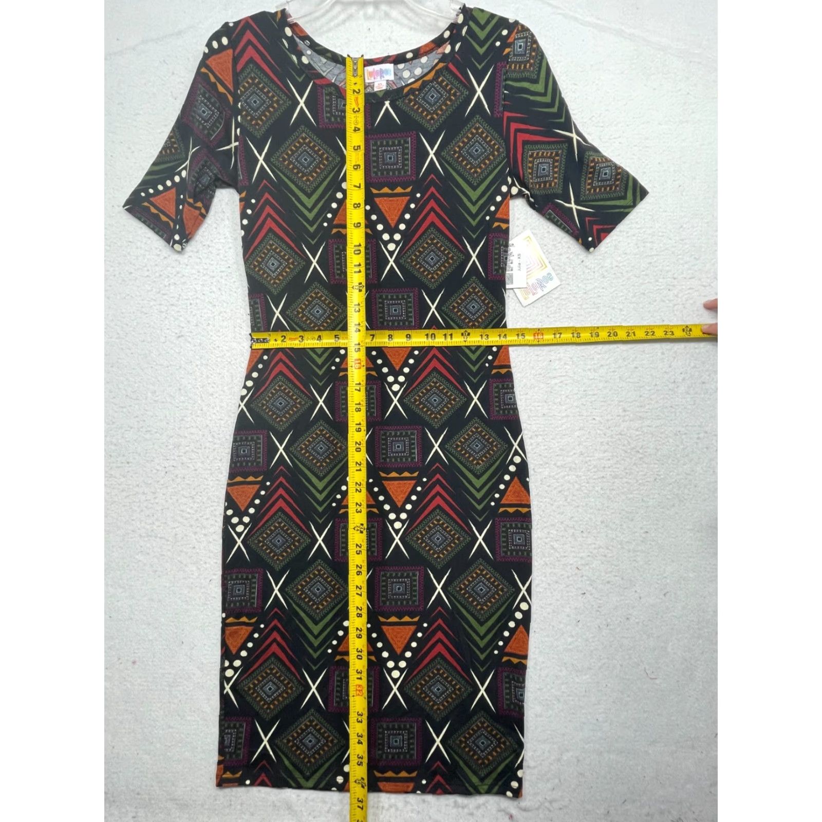 Vintage VINTAGE LuLaRoe Dress Womens Julia Geometric NWT Size M / US 6-8 / IT 42-44 - 6 Thumbnail