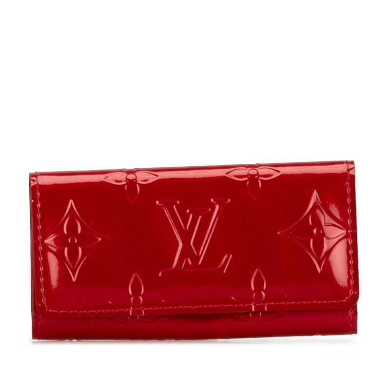 Louis Vuitton Louis Vuitton Louis Vuitton Monogram Vernis Multicles 4 Key Case M91976 Patent Leather Leather Key Holder M91976 in Very Good Condition Size ONE SIZE - 1 Thumbnail