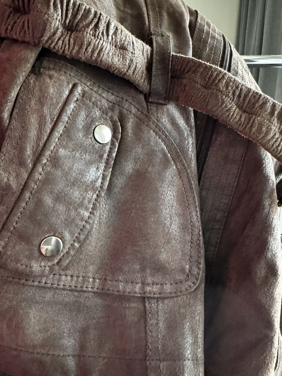 Other Denim Slater “Jessica” Leather Jacket 🖤 Size US XL / EU 56 / 4 - 6 Thumbnail