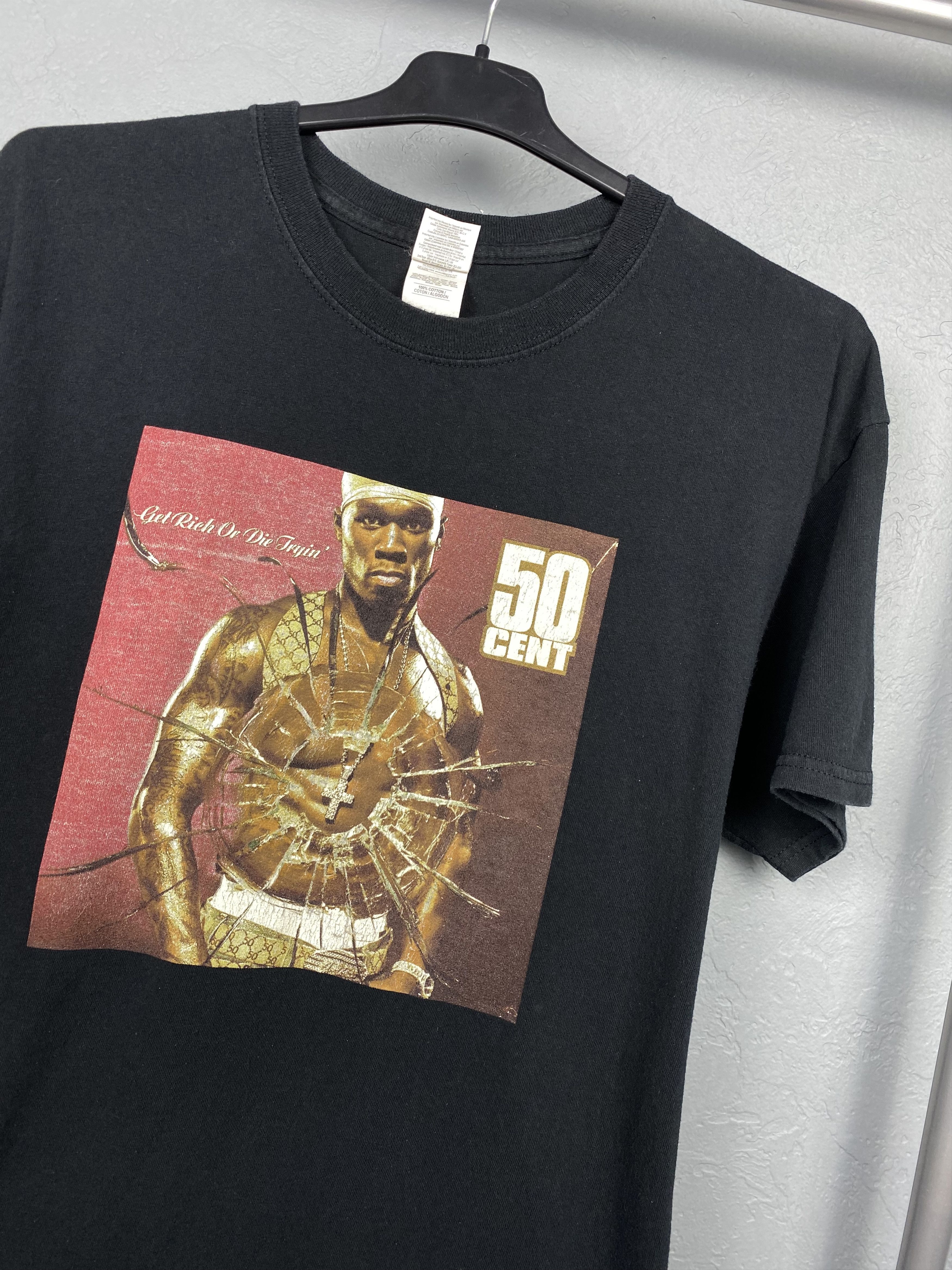 50 Cent 50 Cent Vintage Rap T-Shirt Y2K Tee Size US L / EU 52-54 / 3 - 2 Thumbnail