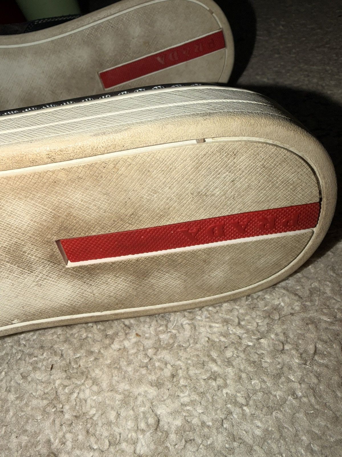 Prada Prada Leather high top sneakers Size US 9 / EU 42 - 9 Thumbnail