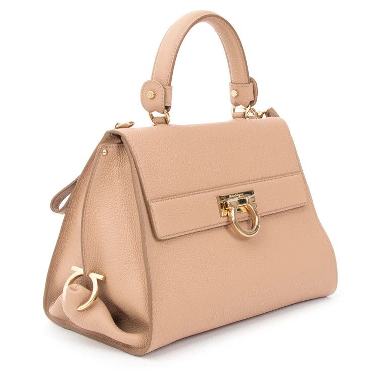 Salvatore Ferragamo o1s1rm0526 Size : OS / Shoulder Bag in Beige Size ONE SIZE - 6 Thumbnail