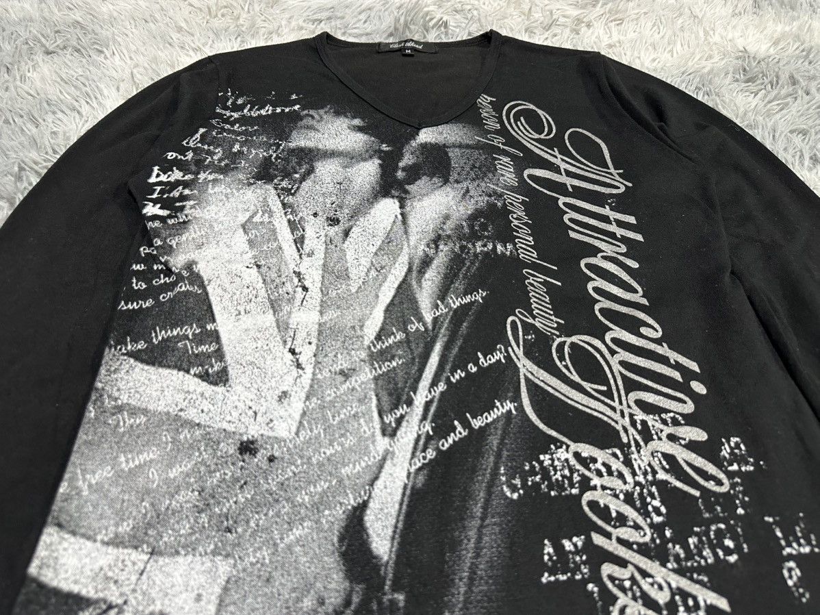 If Six Was Nine 🔥Sick Y2K Clash Ahead Union Jack Poem Ls Shirt Goth Punk Size US M / EU 48-50 / 2 - 3 Thumbnail