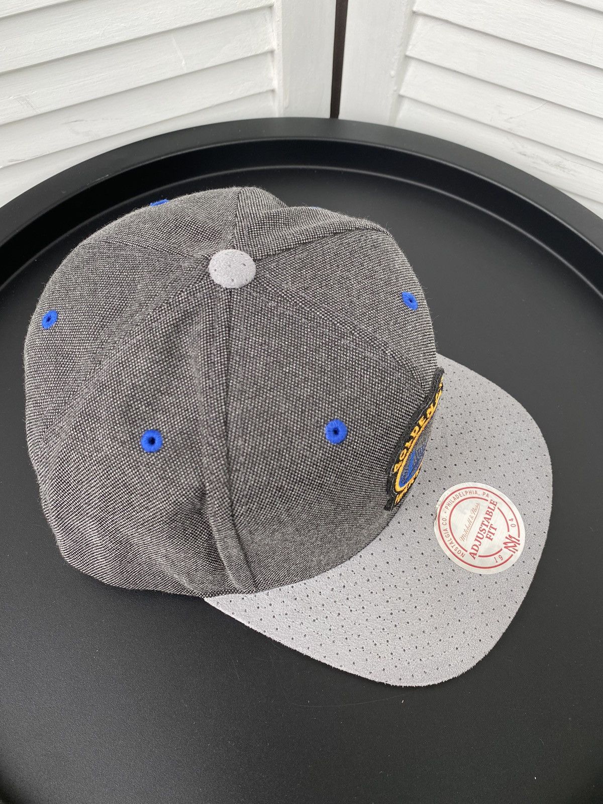 Mitchell & Ness × NBA Mitchell Ness Golden State Warriors NBA Basketball Snapback Size ONE SIZE - 10 Thumbnail