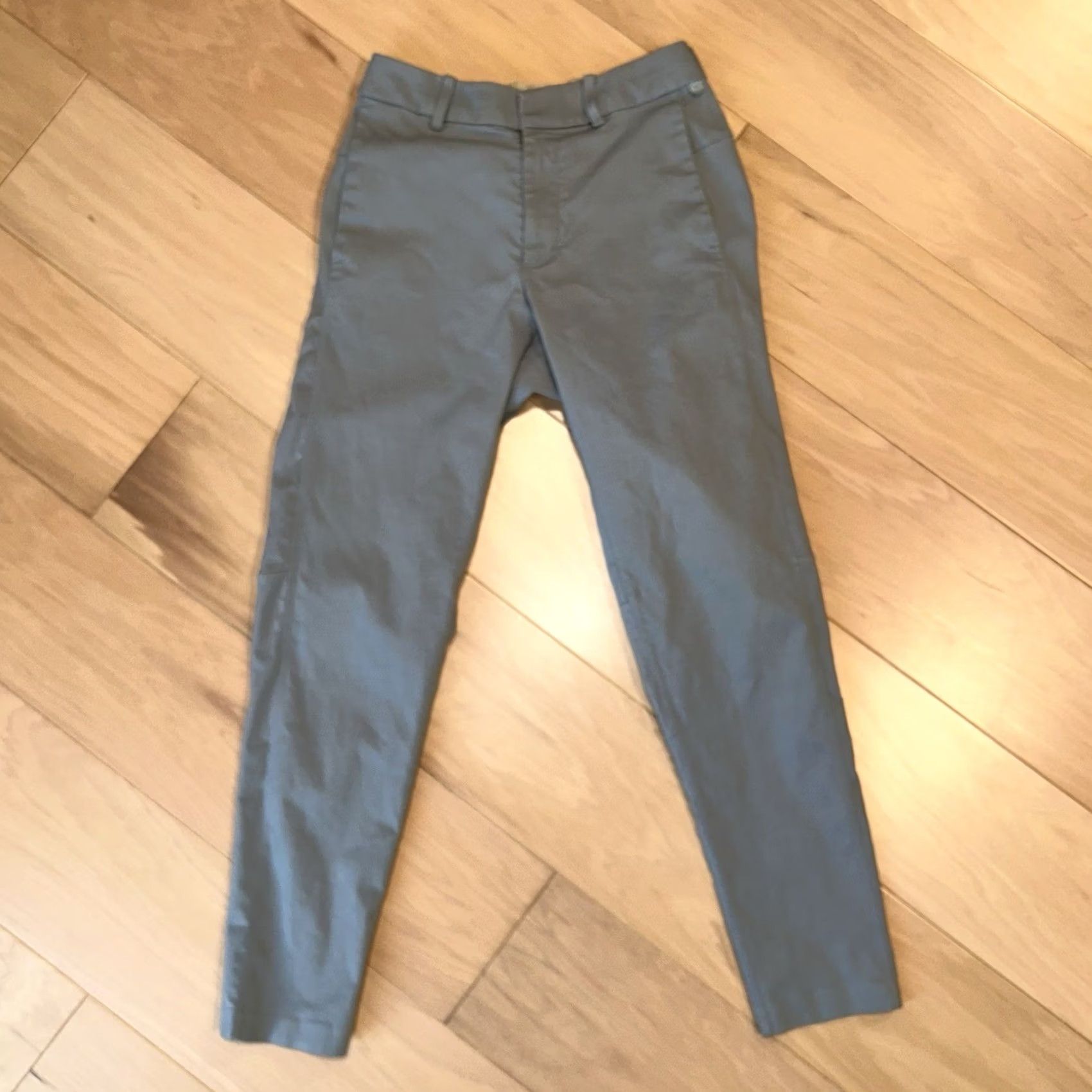 Lululemon Lululemon Shadow Lite Pant Light Blue Oxford Men’s 30” Chino Regular Knit Cotton Blend Stretch Pockets Zipper Button Casual Workwear City Apparel Mens Size US 30 / EU 46 - 2 Thumbnail