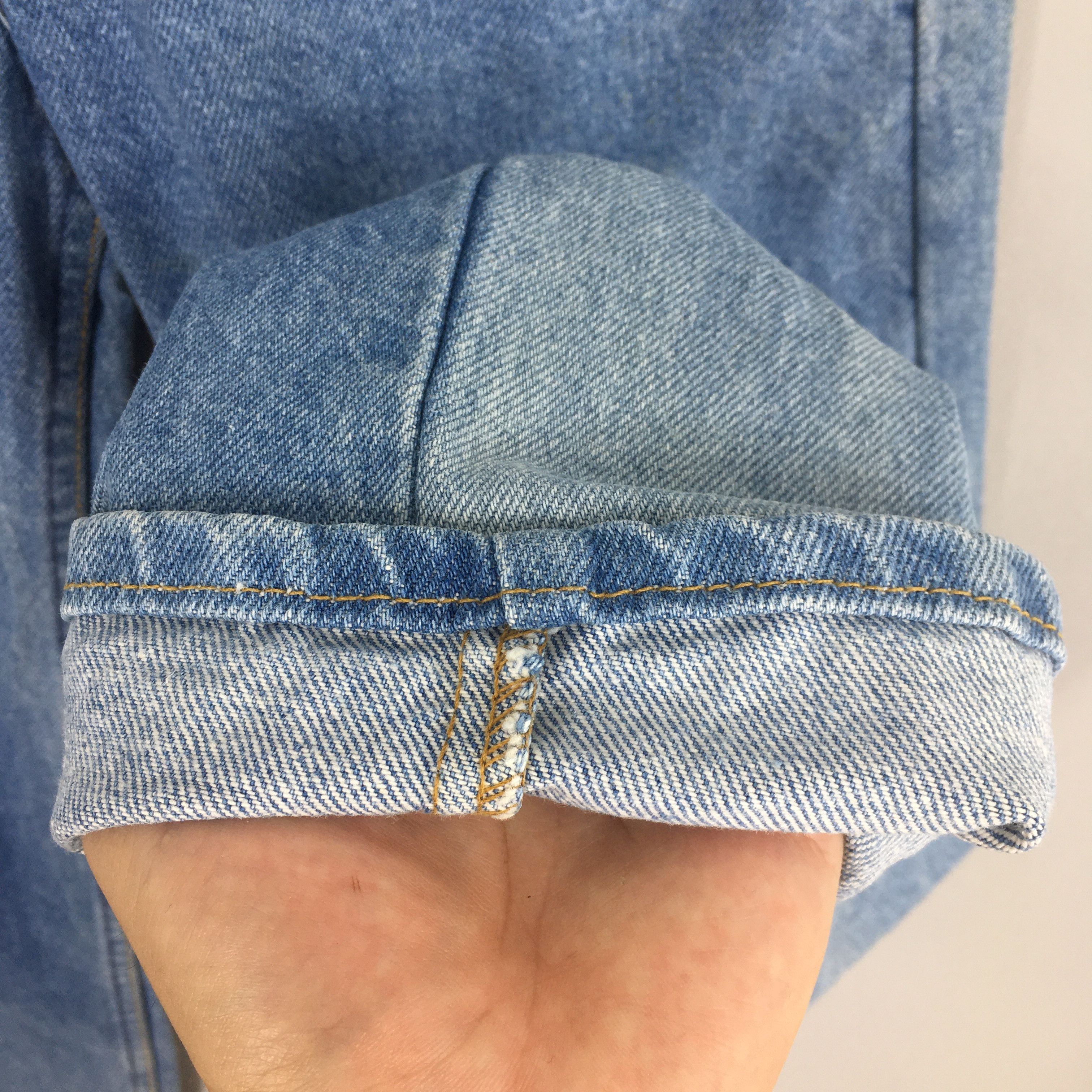 Levi's Size 25x34 Vintage 90s Levi's 505 Faded Blue Jeans S224 Size 25" / US 0 / IT 36 - 5 Thumbnail