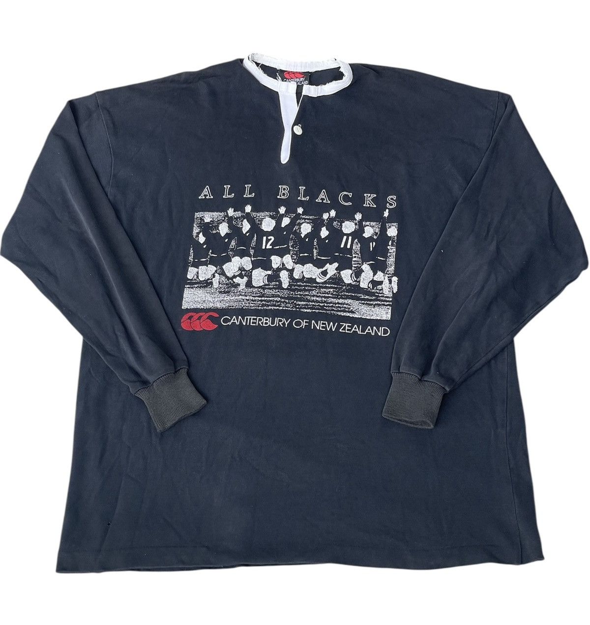 Canterbury of New Zealand Vintage 1992 Commemorative All Black With Player Signature Size US XL / EU 56 / 4 - 1 Thumbnail