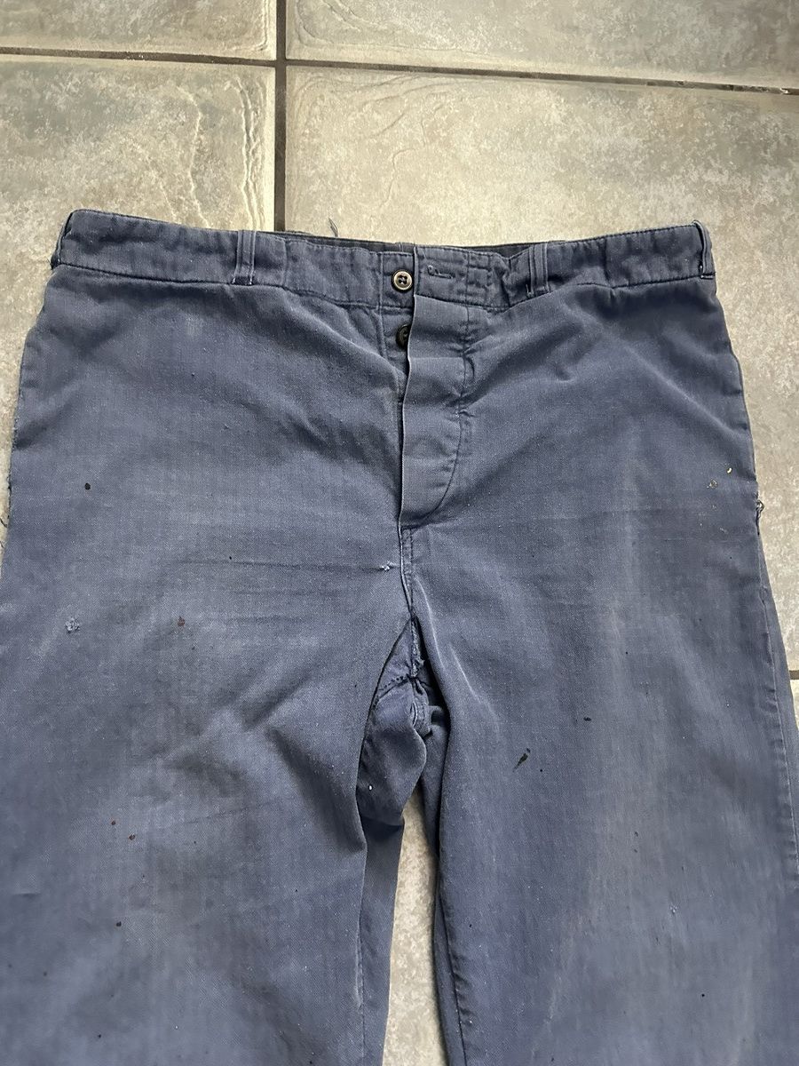 Vintage Vintage French Work Pants HBT Size US 34 / EU 50 - 2 Thumbnail