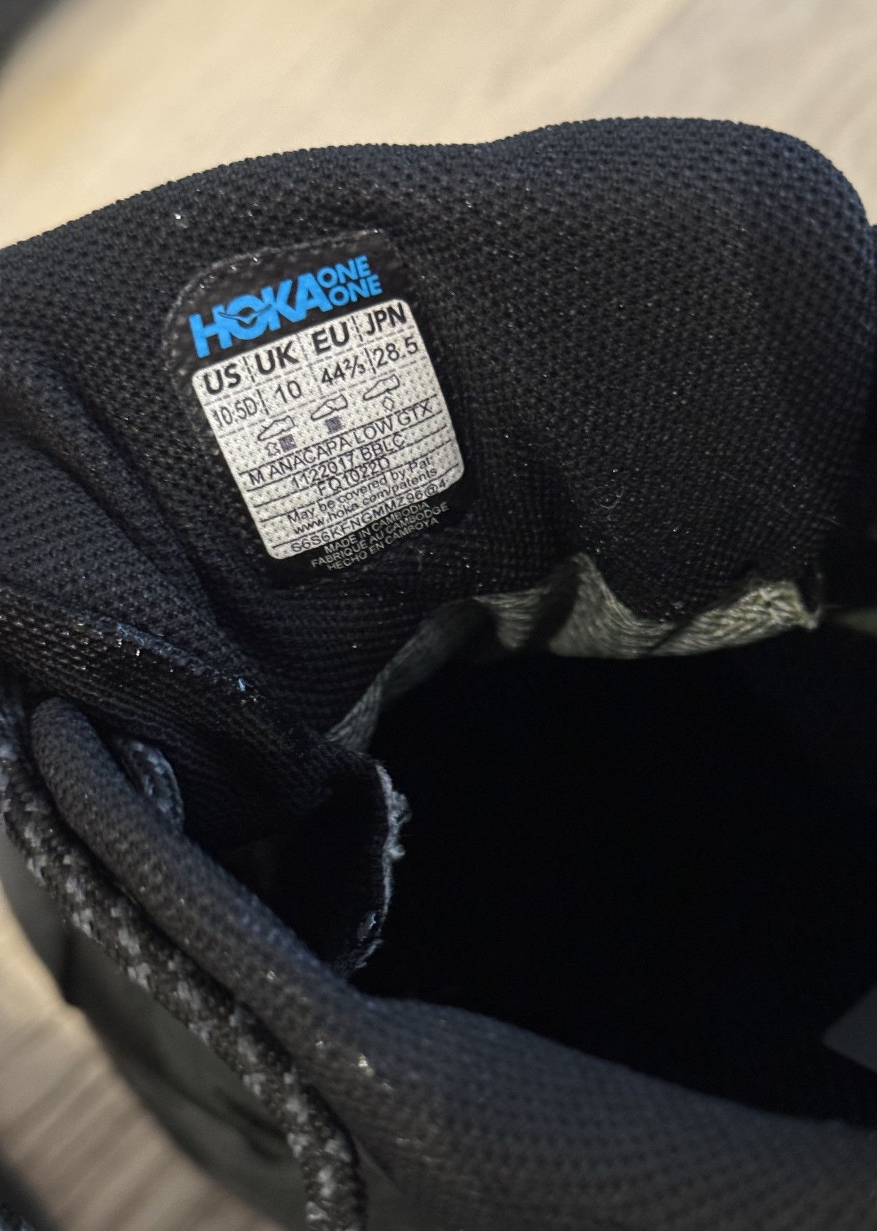 Hoka Anacapa Low GTX Black 10.5 Size US 10.5 / EU 43-44 - 6 Thumbnail