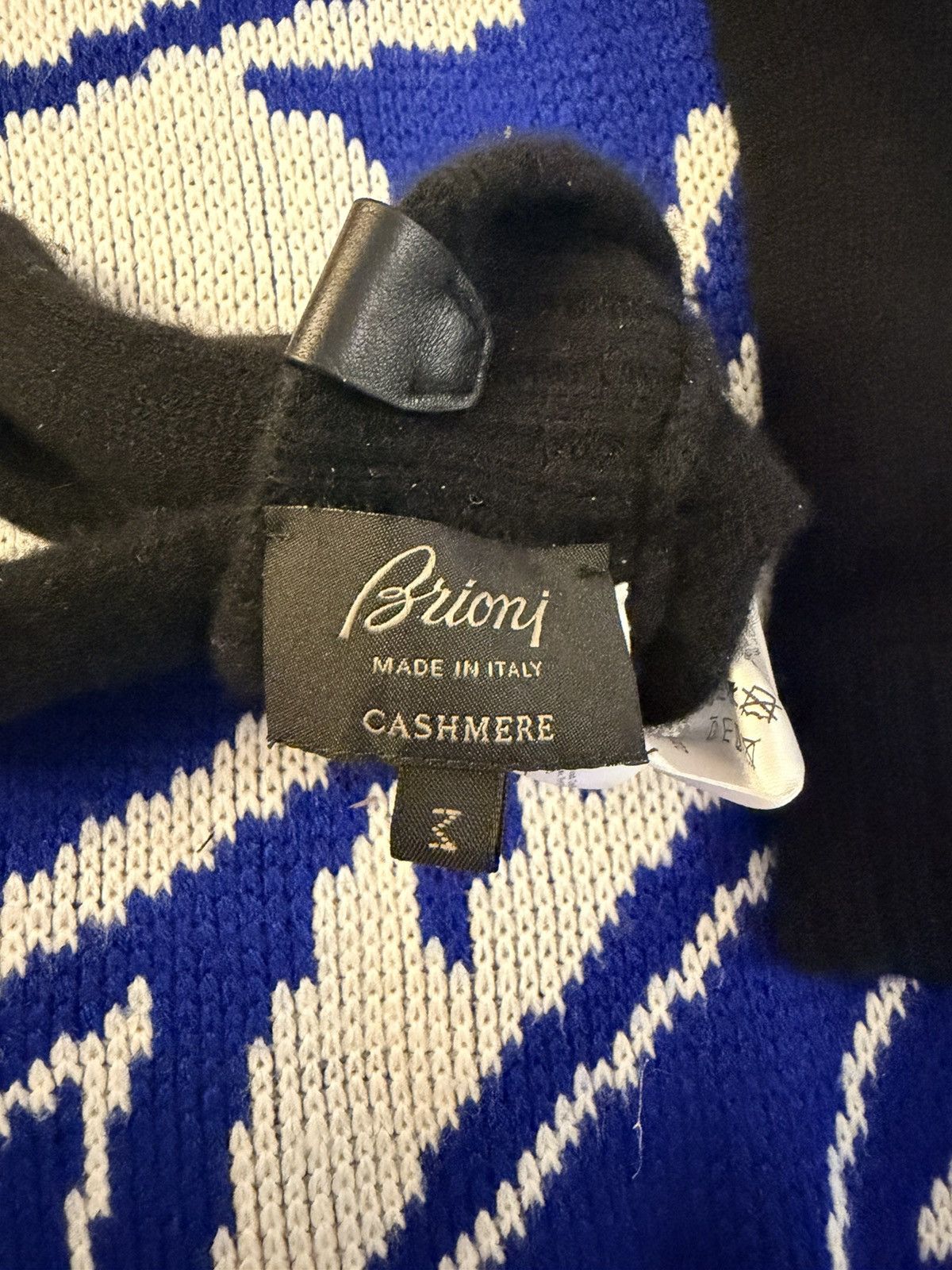 Brioni Brioni Cashmere Knit Gloves Size Medium Size ONE SIZE - 4 Thumbnail