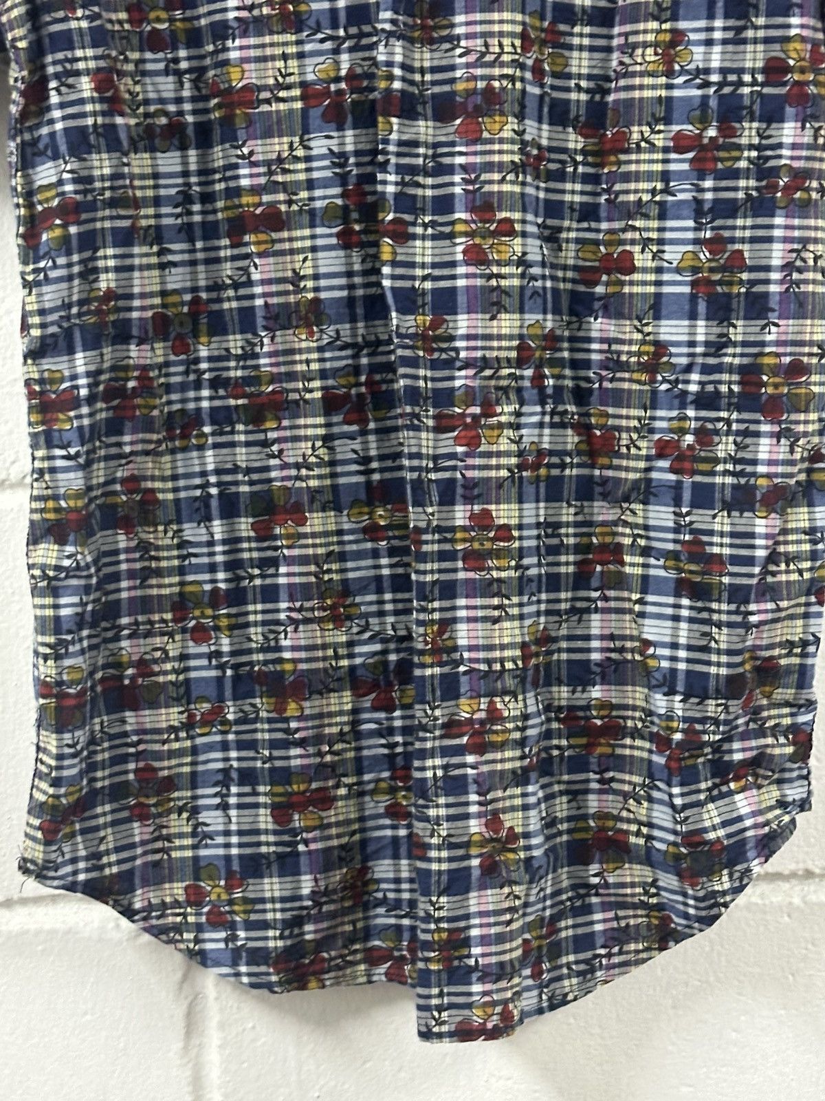 Engineered Garments SS17 Engineered Garments Floral Half Button Shirt Size US M / EU 48-50 / 2 - 15 Thumbnail