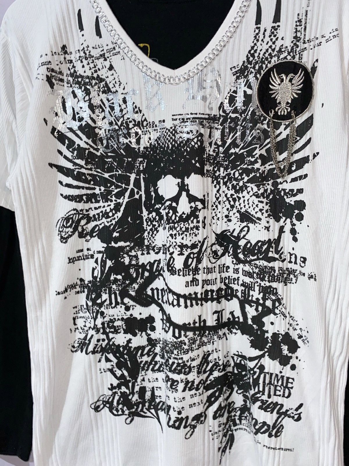 20471120 × Beauty Beast × Hysteric Glamour Batsu Punk Rock Seditionaries Poem T-Shirt Size US L / EU 52-54 / 3 - 2 Thumbnail