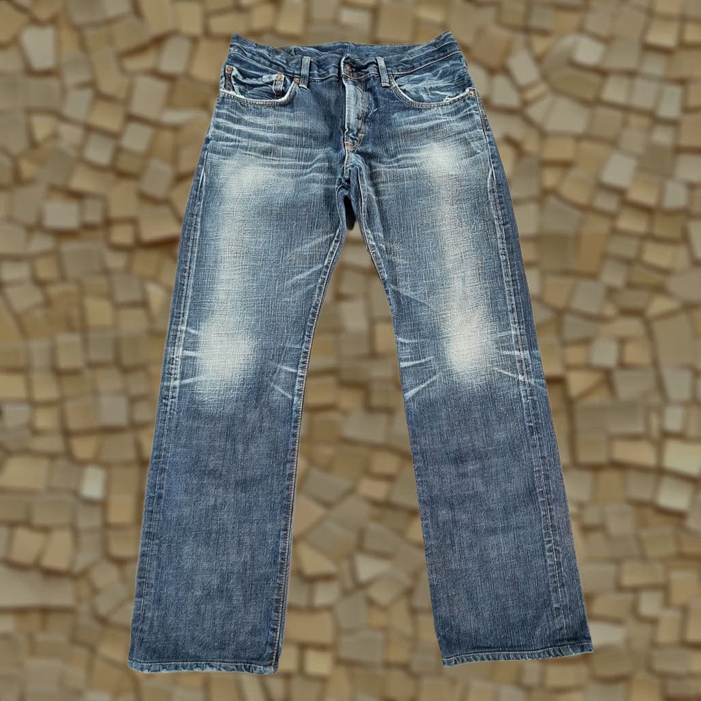 Edwin Edwin Mens Jeans Blue W36 L34 Regular Fit Denim Straight Leg 5-Pocket Zip Fly Button Closure Mens Jeans Regular Blue Size US 36 / EU 52 - 1 Thumbnail