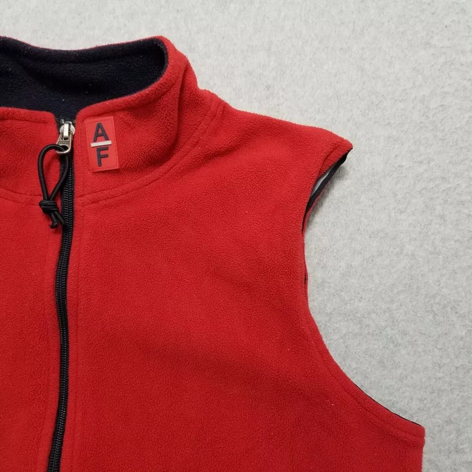 Abercrombie & Fitch Abercrombie & Fitch Fleece Jacket Men Medium Vest Full Zip Size US M / EU 48-50 / 2 - 6 Thumbnail