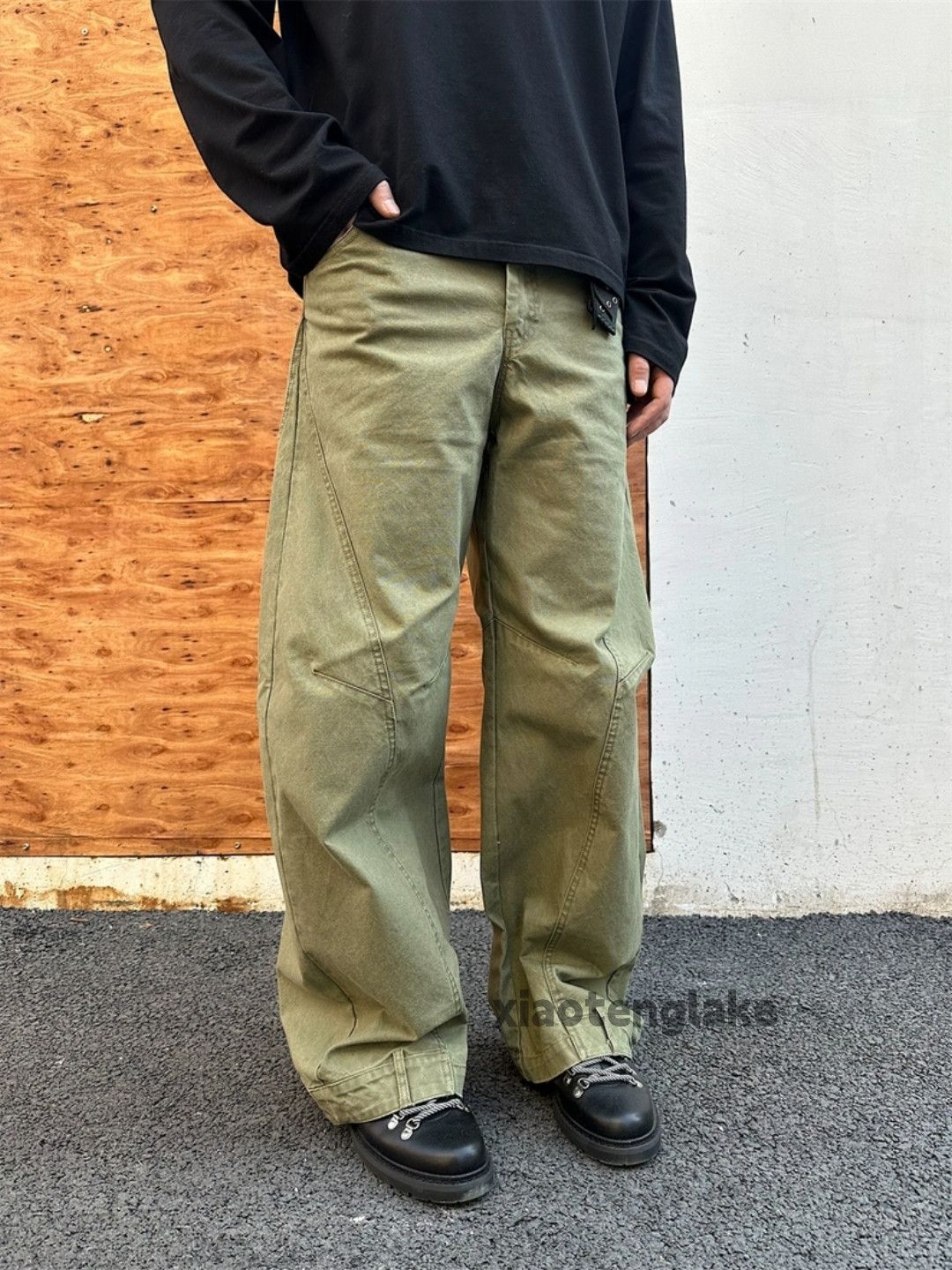 Designer × Japanese Brand × Vintage Unisex outdoor utility loose baggy work cargo pants Size US 32 / EU 48 - 4 Thumbnail