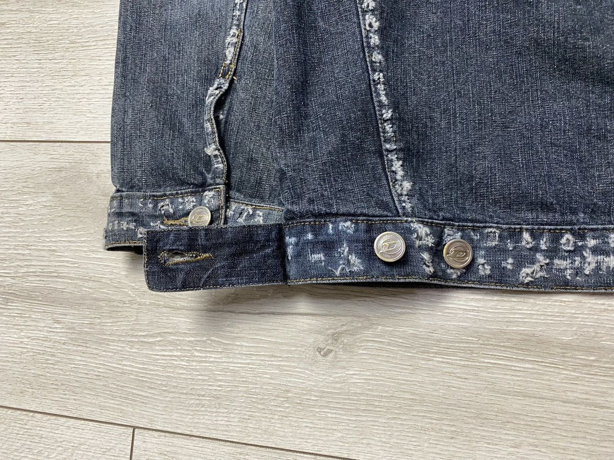 Diesel × Vintage RARE VTG 90s 80s Diesel Denim Jacket Jeans vintage Size US L / EU 52-54 / 3 - 13 Thumbnail