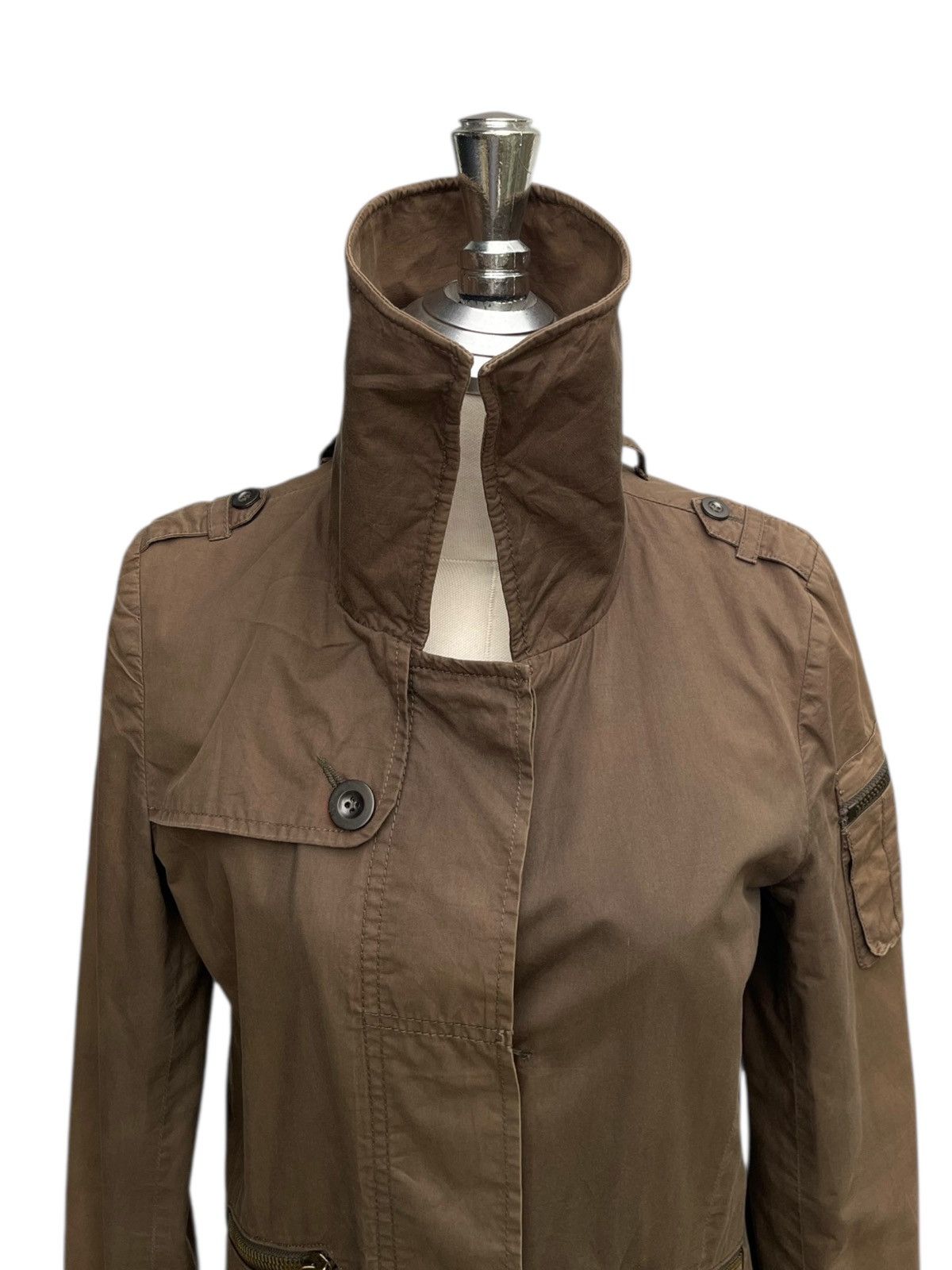 GOA GOA Utility Military Style Jacket Olive Size M / US 6-8 / IT 42-44 - 6 Thumbnail