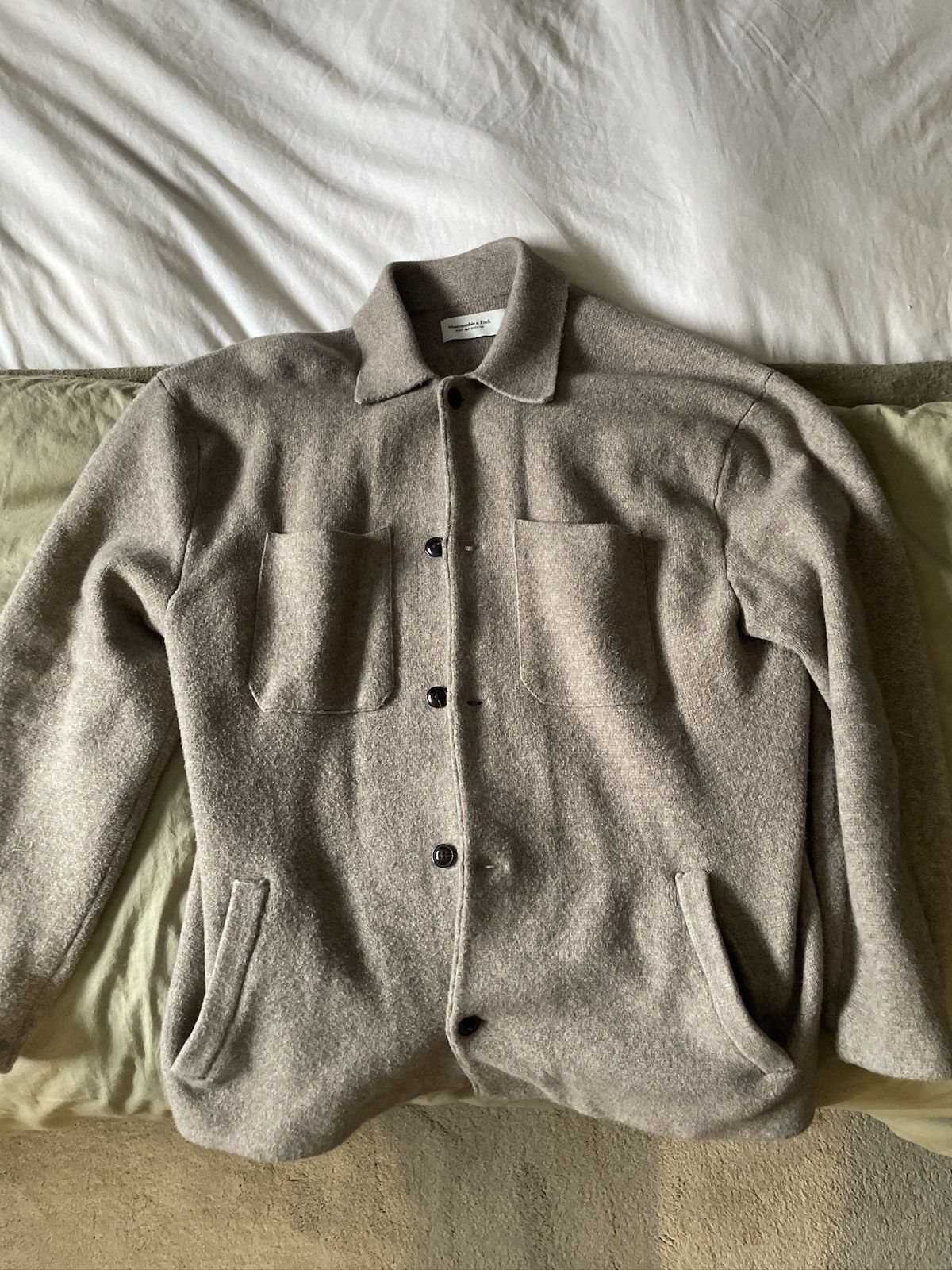 Abercrombie & Fitch Abercrombie SoftAF button collared sweater Size US XL / EU 56 / 4 - 1 Preview