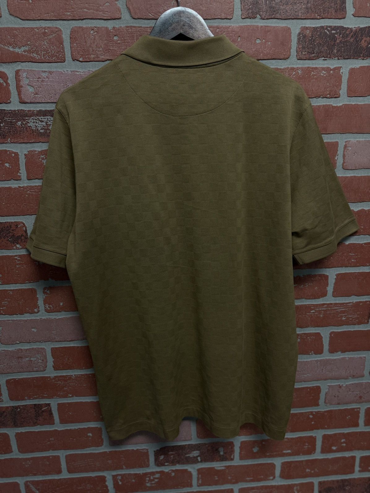 Louis Vuitton Louis Vuitton Polo Button Up Collar Tee Size XXL Brown/Gold Size US XXL / EU 58 / 5 - 7 Thumbnail