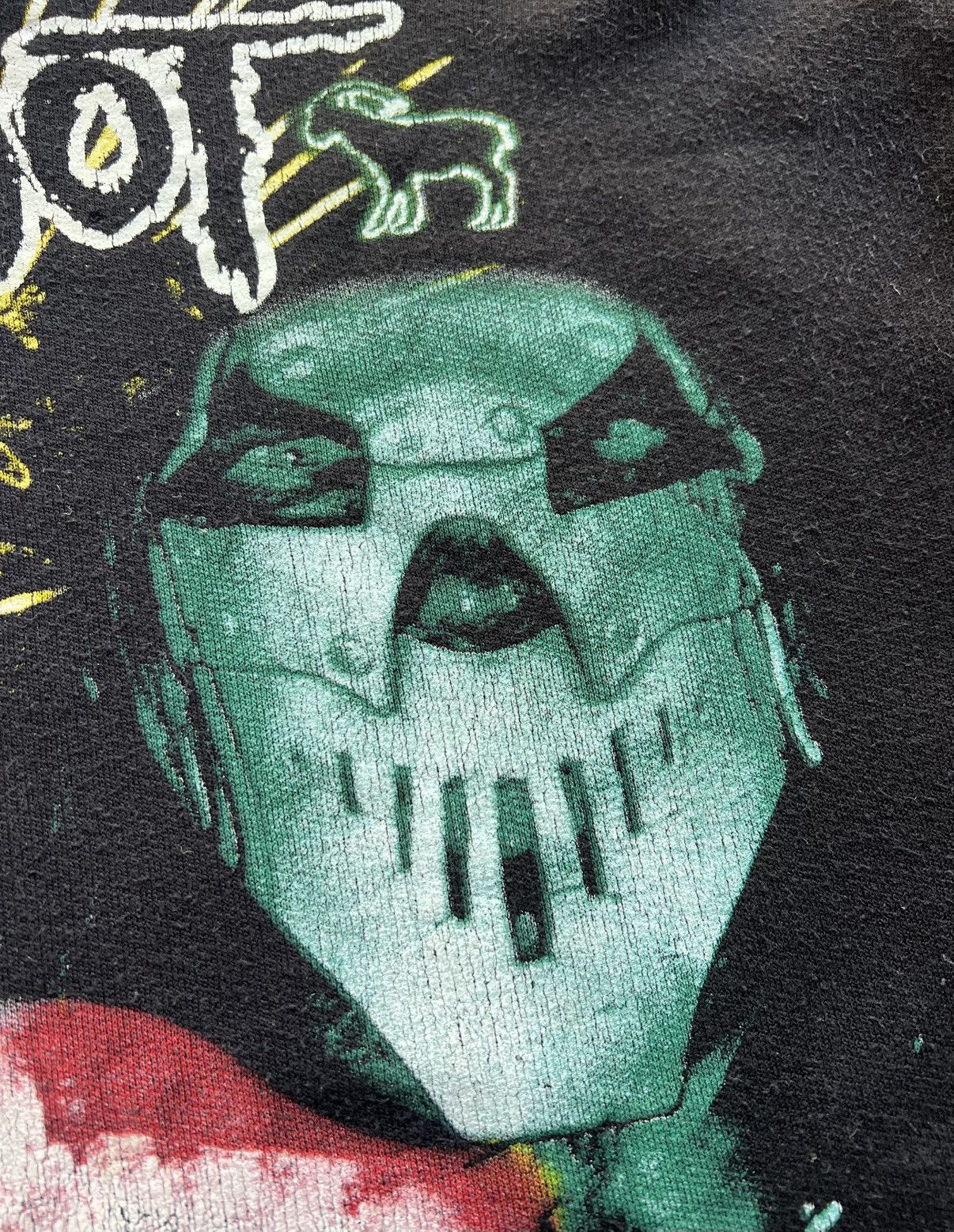 Band Tees × Slipknot × Vintage Vintage 2001 Slipknot Black Hoodie Size US L / EU 52-54 / 3 - 8 Thumbnail