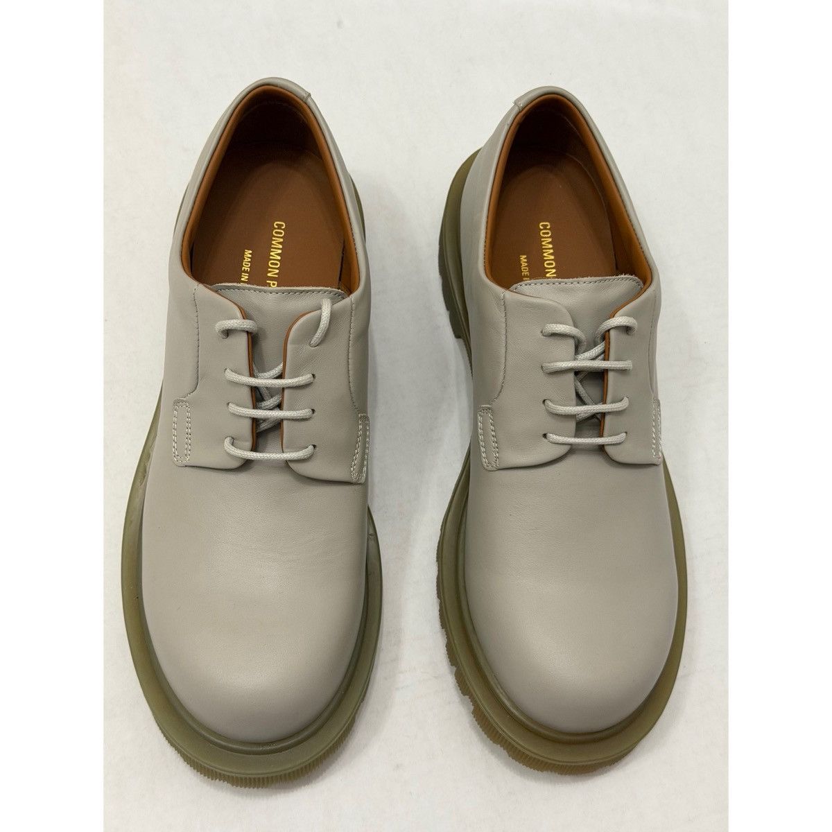 Common Projects COMMOM PROJECTS GREY DERBY WITH SUPER SOLE Size US 9 / EU 42 - 14 Thumbnail