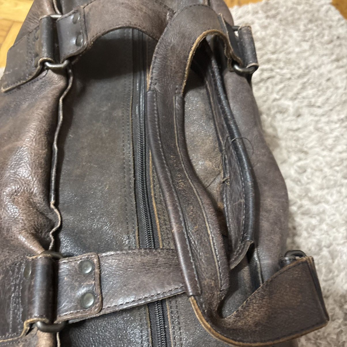 Vintage Vintage Avant-Garde Leather Travel Luggage Bag Grunge ERD Size ONE SIZE - 9 Thumbnail