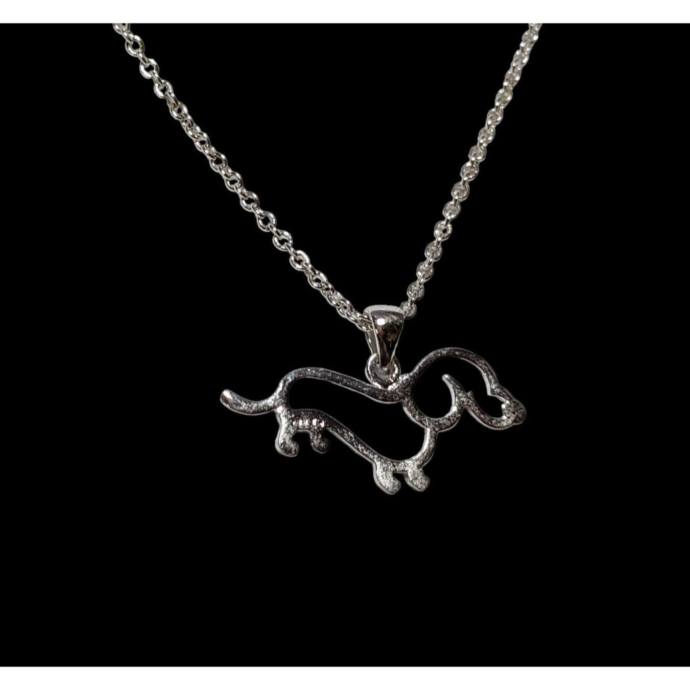 Other Minimalist Silver Dachshund Necklace Size ONE SIZE - 2 Thumbnail
