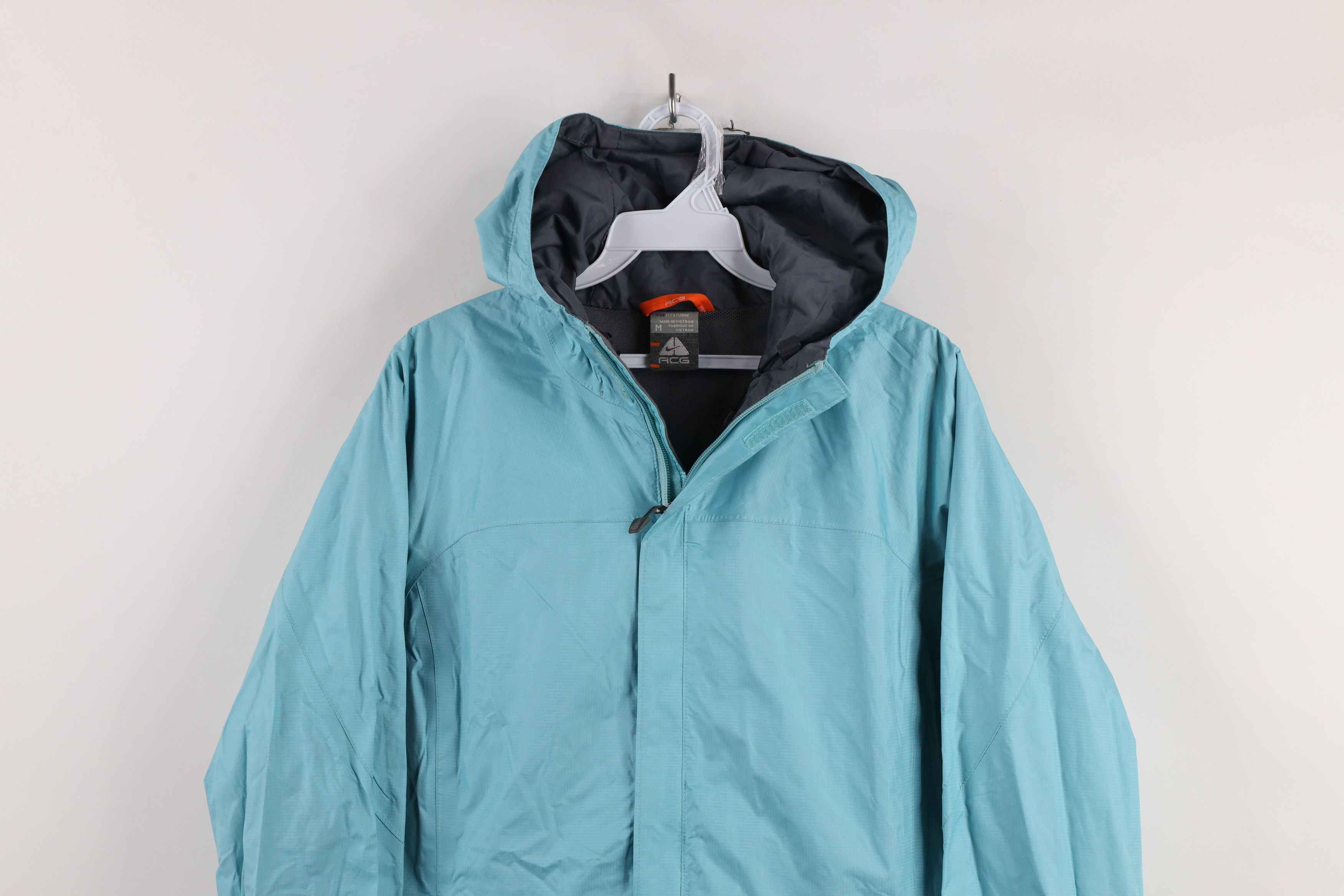 Nike × Vintage Vintage Nike ACG Travis Scott Mini Swoosh Hooded Rain Jacket Size M / US 6-8 / IT 42-44 - 2 Thumbnail