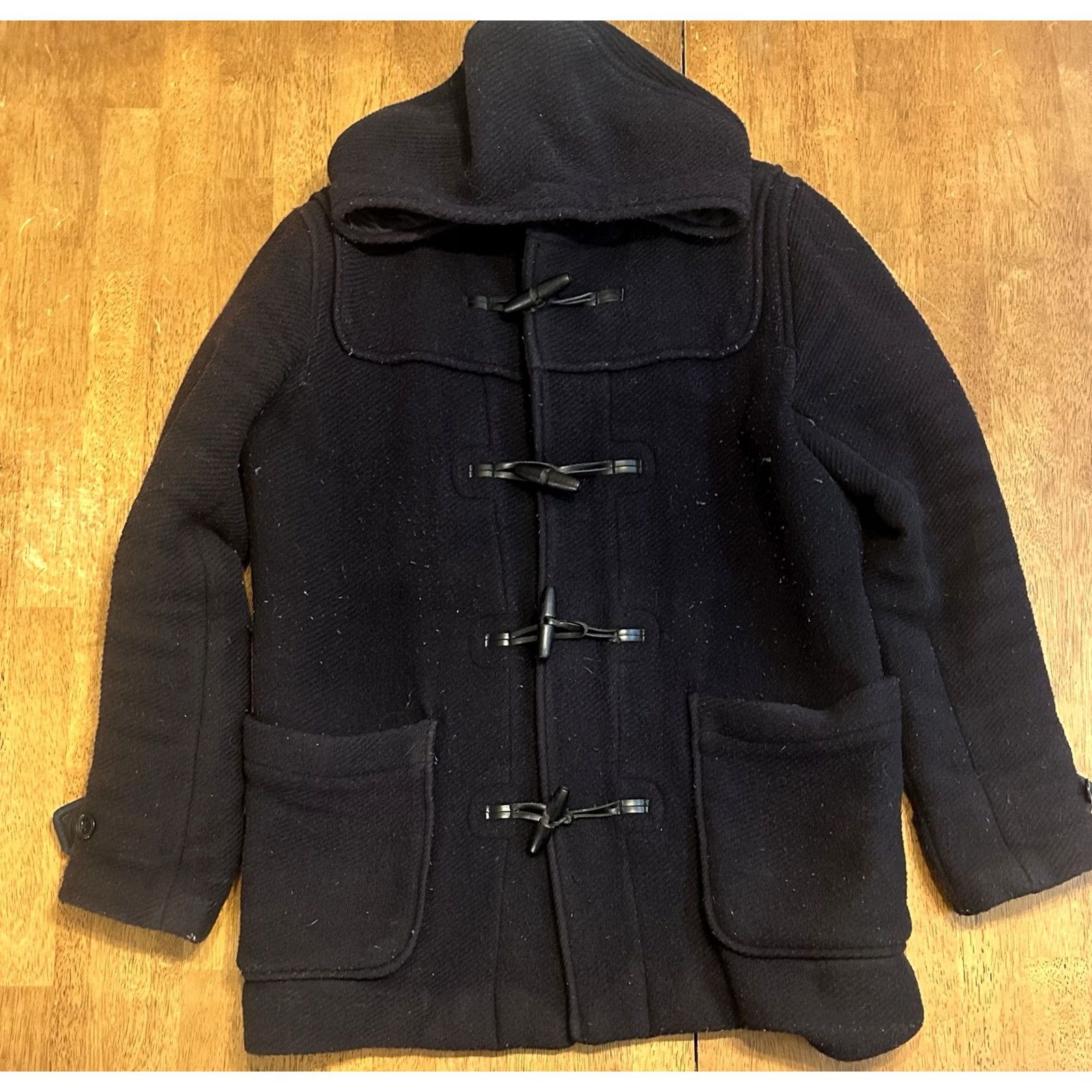 Gap Gap Wool Duffel Coat Navy Blue Men’s Xs Pilly Size US XS / EU 42 / 0 - 2 Thumbnail