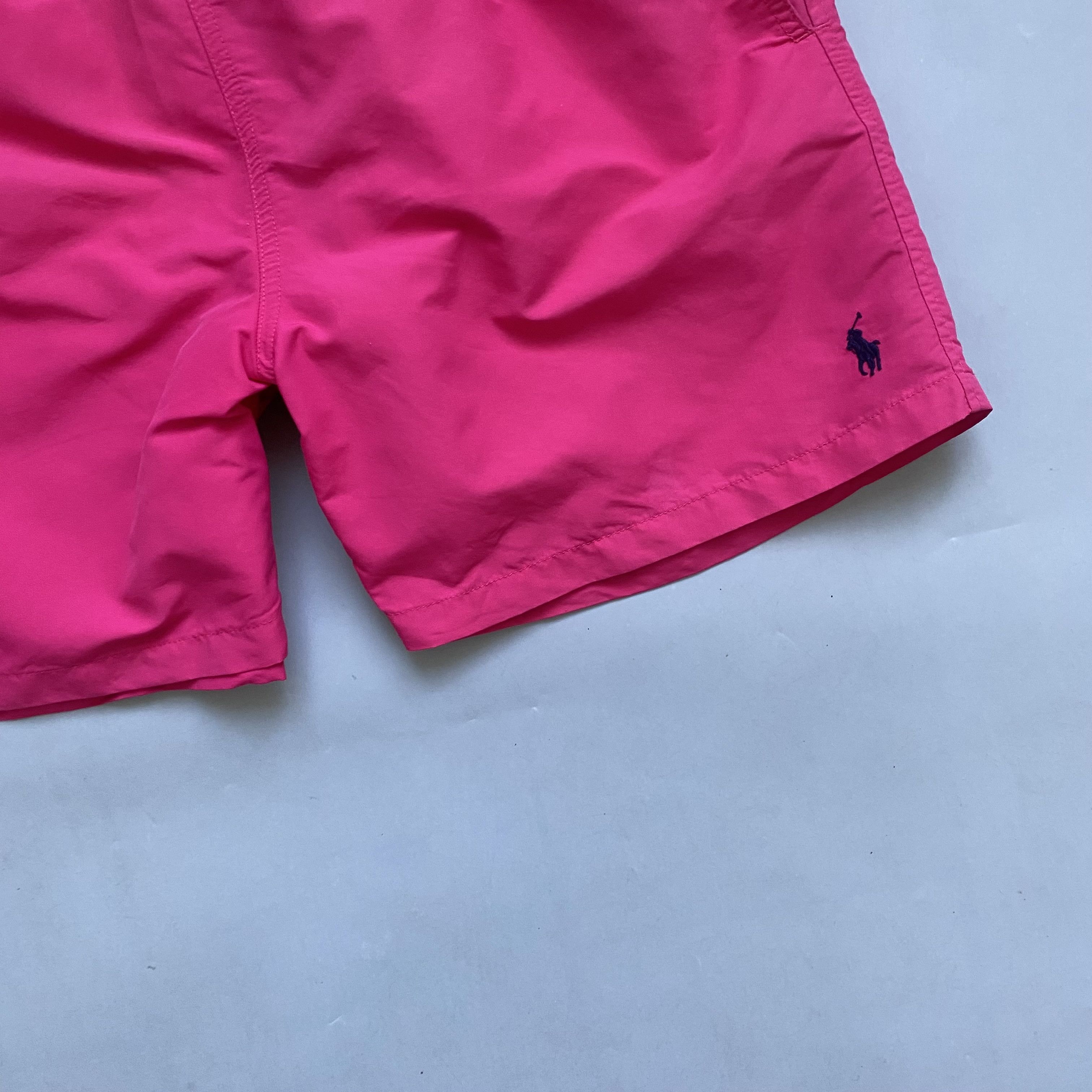 Polo Ralph Lauren 🏝️Vintage Polo Ralph Lauren Swim Trunks shorts Pink Summer Size US 32 / EU 48 - 3 Thumbnail