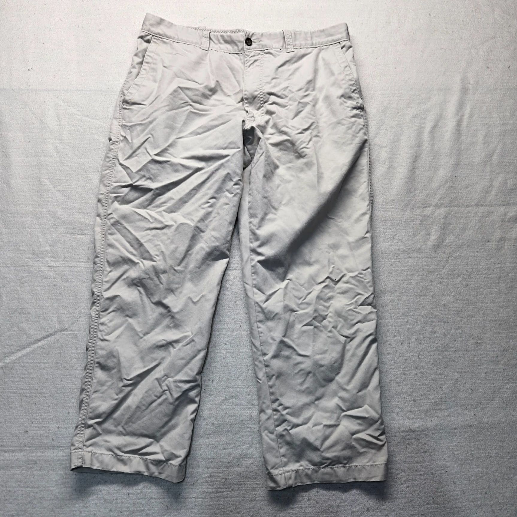Vintage St. John's Bay Pants Mens 38 X 29 Brown Tan Chino Stretch Classic Fit Essentials Size US 38 / EU 54 - 2 Thumbnail