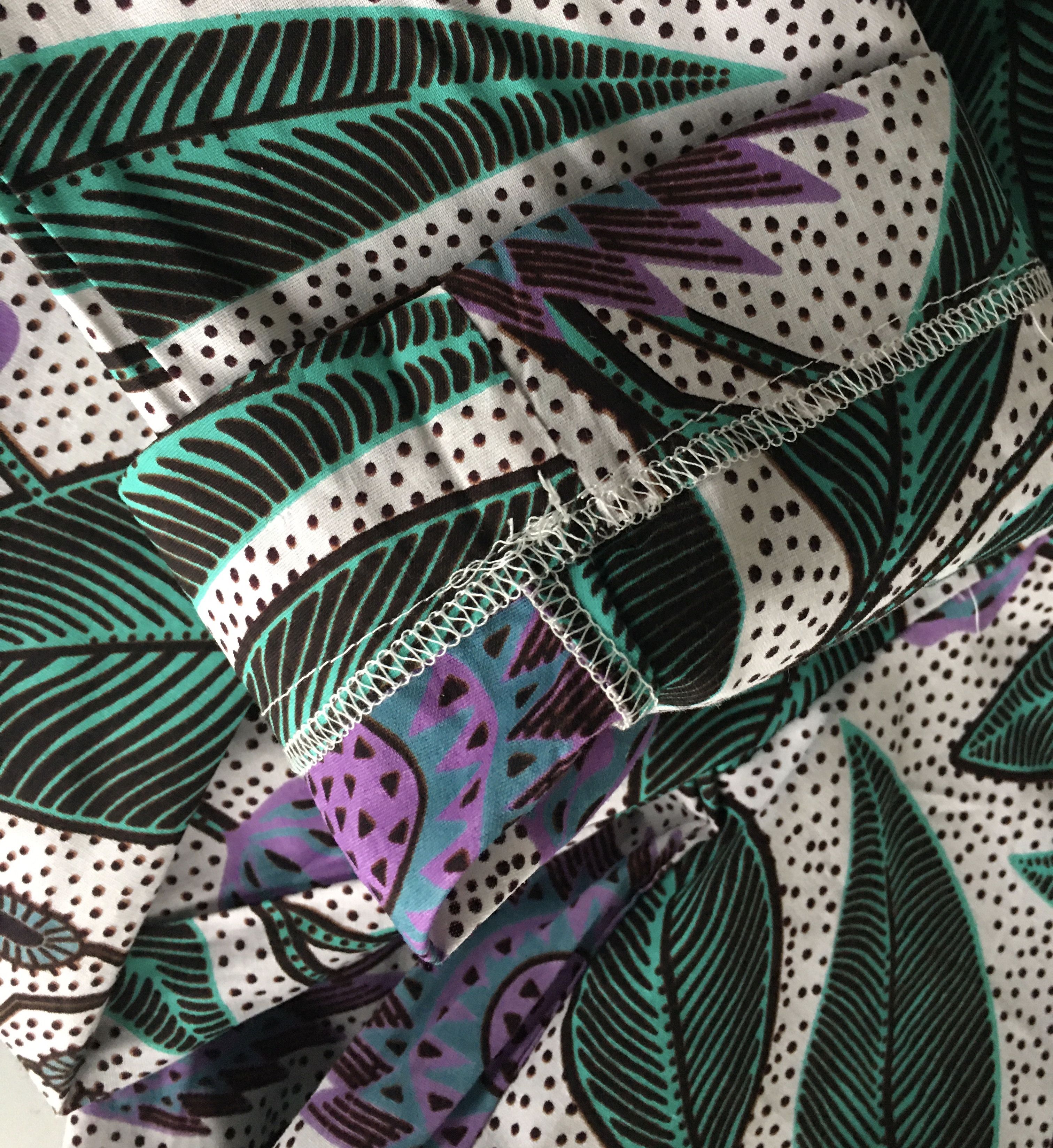 Other Vintage Pants African Print Women Fitted Pants Size 38" / US 16 / IT 52 - 5 Thumbnail