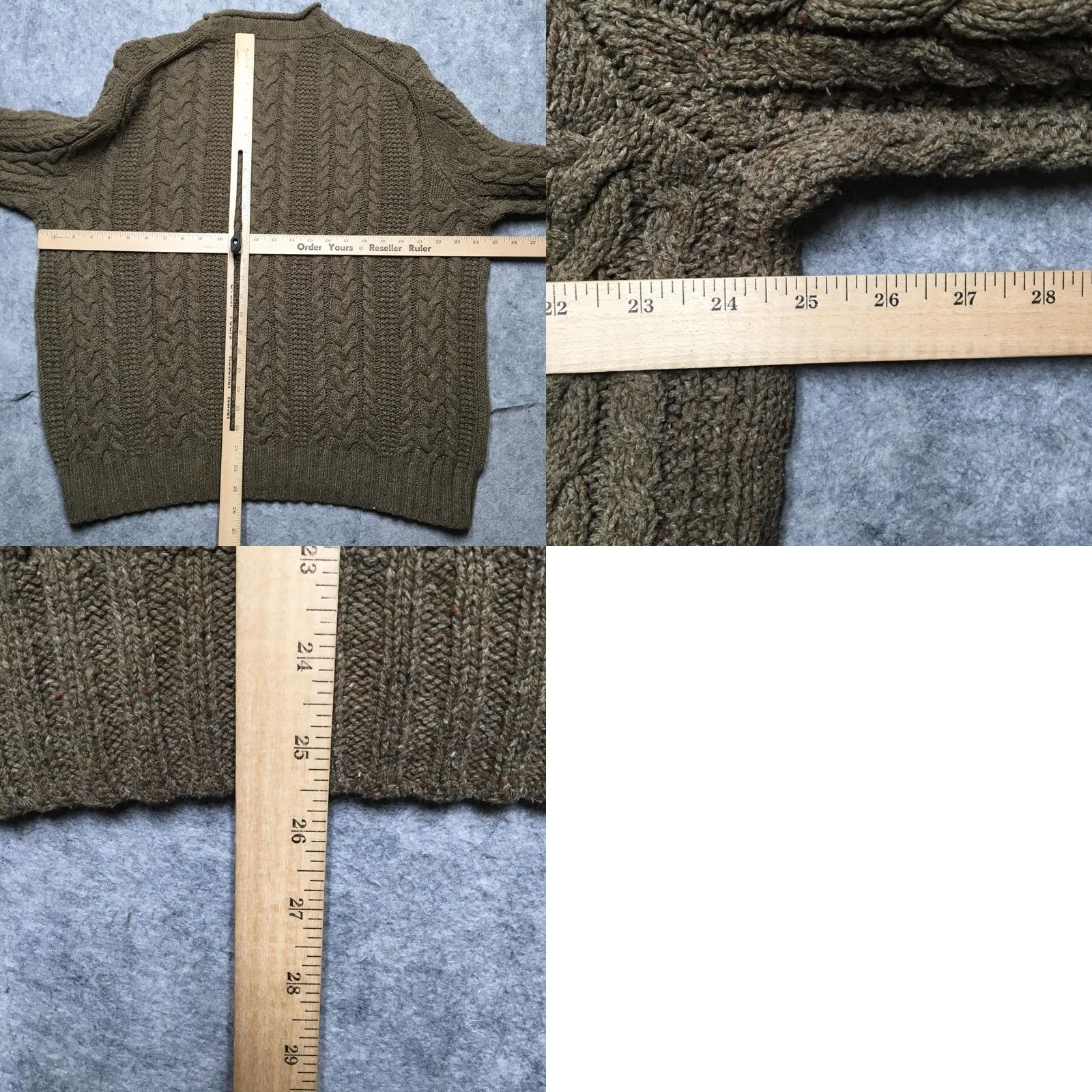 Polo Ralph Lauren Polo Ralph Lauren Sweater Men's 2XL Brown Cable-Knit Crew Neck Pullover Knit Wool Blend Casual Size US XXL / EU 58 / 5 - 8 Thumbnail