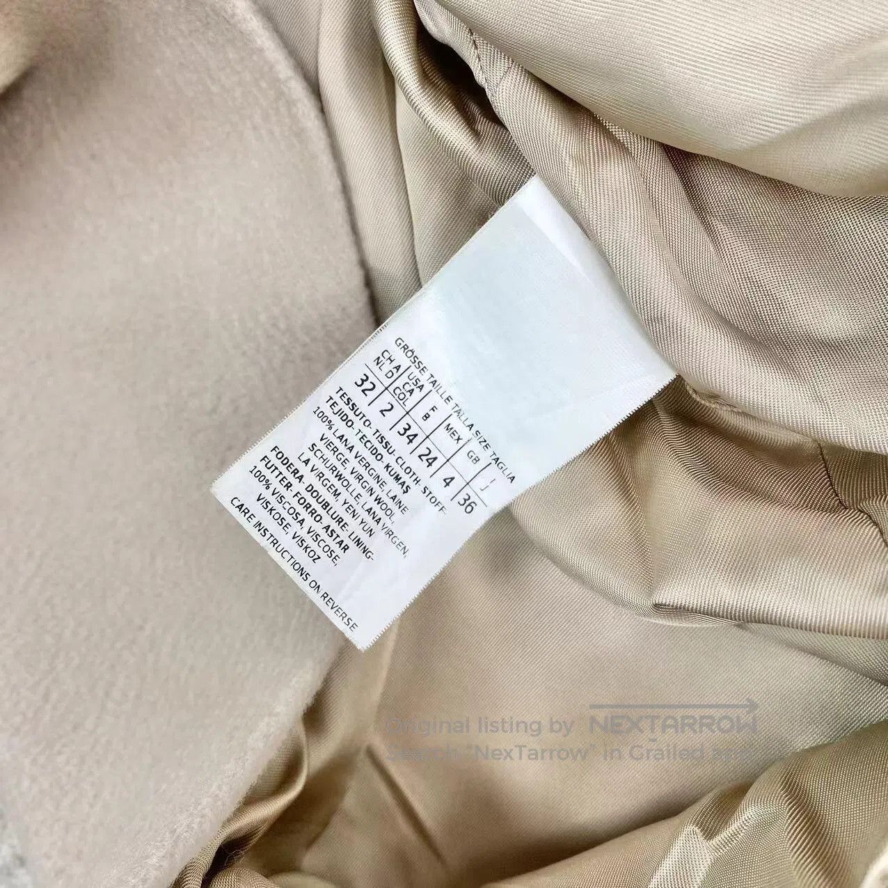 Max Mara Max Mara Single-breasted coat| Size 4XL / US 24-26 - 4 Thumbnail