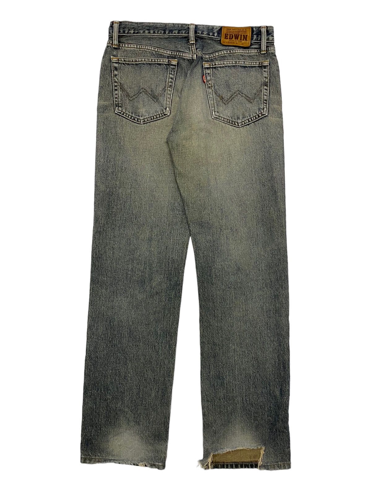 If Six Was Nine Edwin Extra Extreme 403 Mud Washed Grey Distressed Size US 30 / EU 46 - 5 Thumbnail