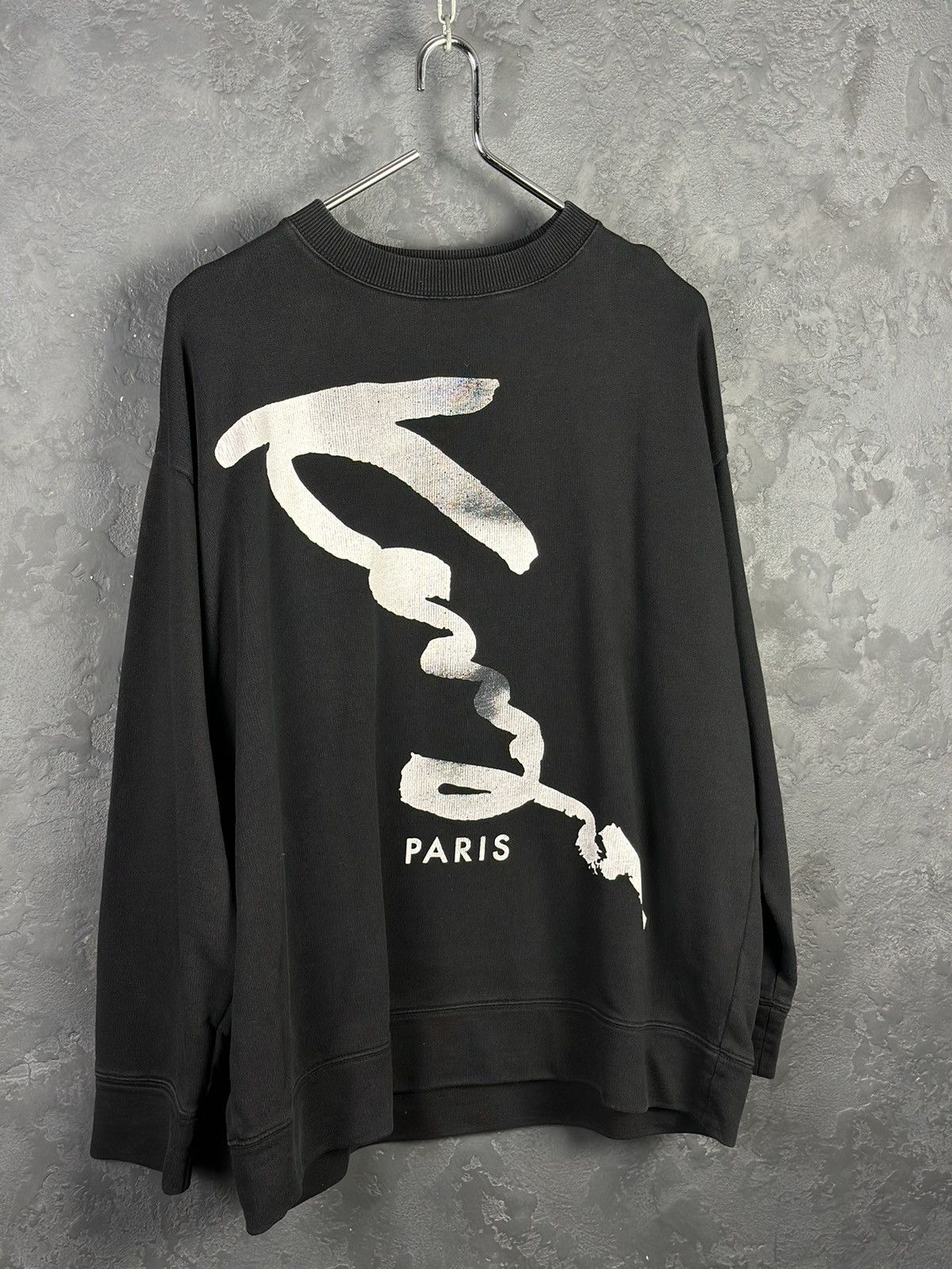 Japanese Brand × Kenzo Kenzo Big Logo Sweatshirt Big Logo Luxury Size US S / EU 44-46 / 1 - 2 Thumbnail