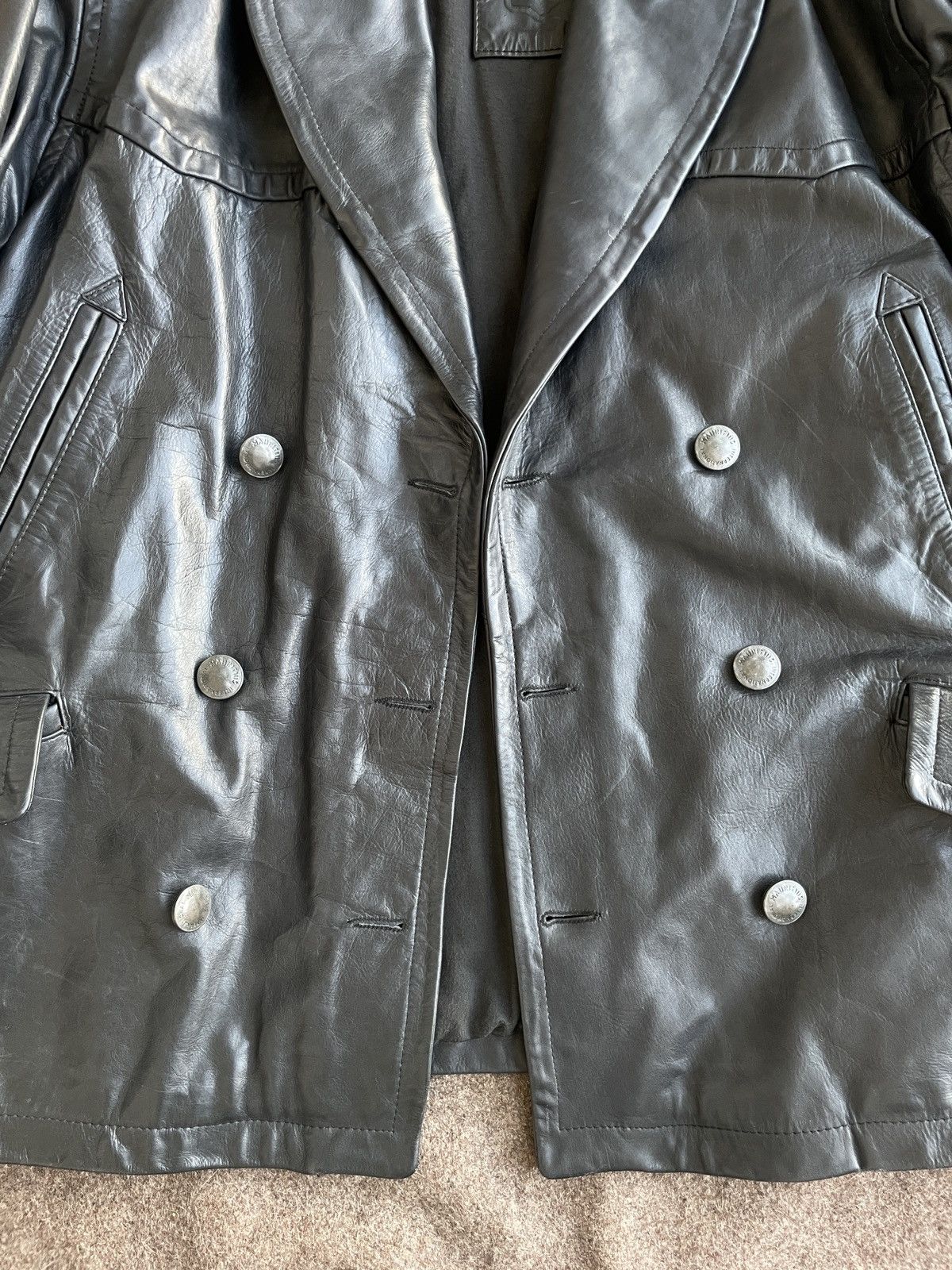 Other Mauritius Leather Pea Coat Size US L / EU 52-54 / 3 - 6 Thumbnail