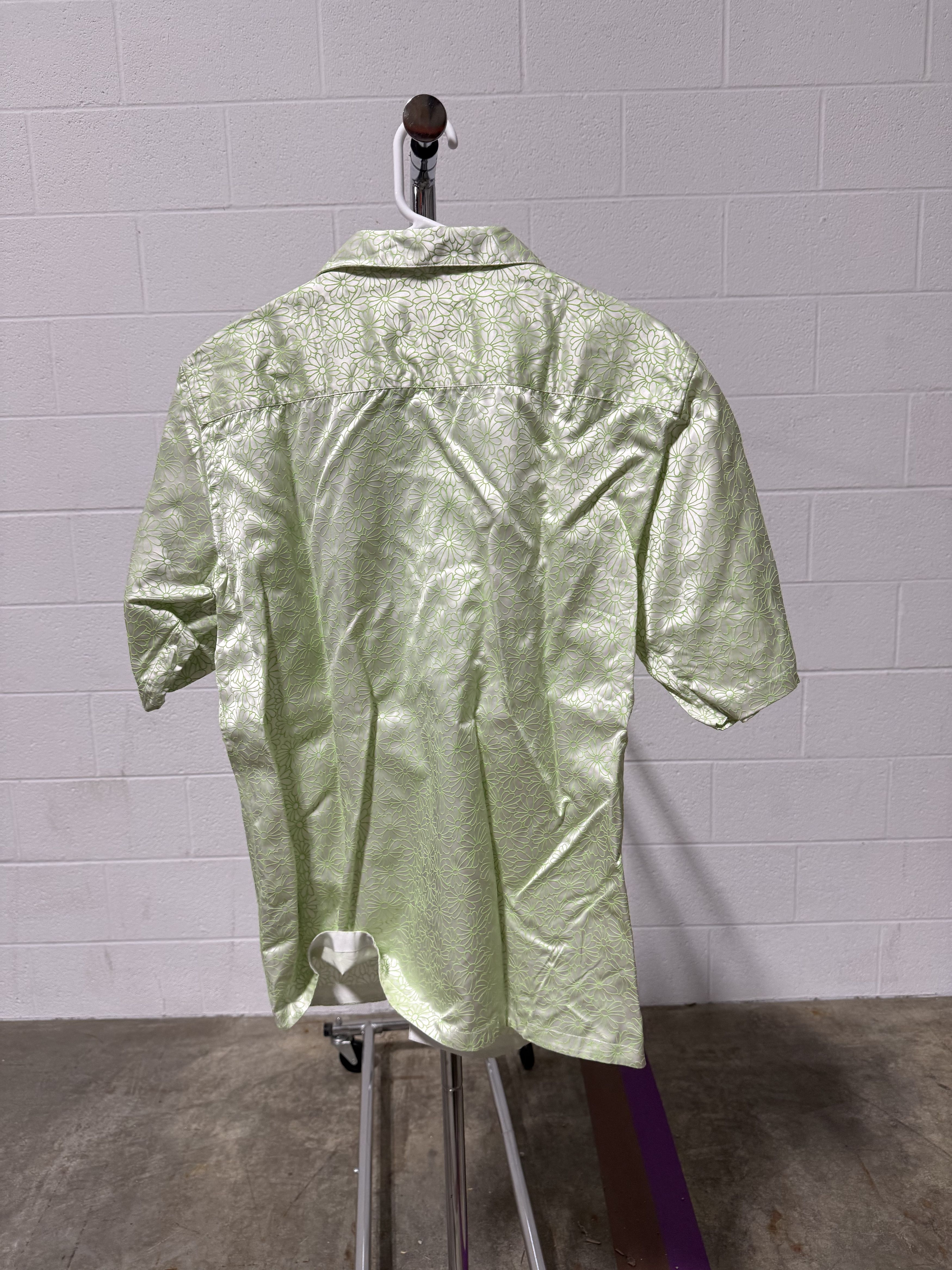 Martine Rose Martine Rose Hawaiian Shirt 'Green Floral' Size US M / EU 48-50 / 2 - 4 Thumbnail
