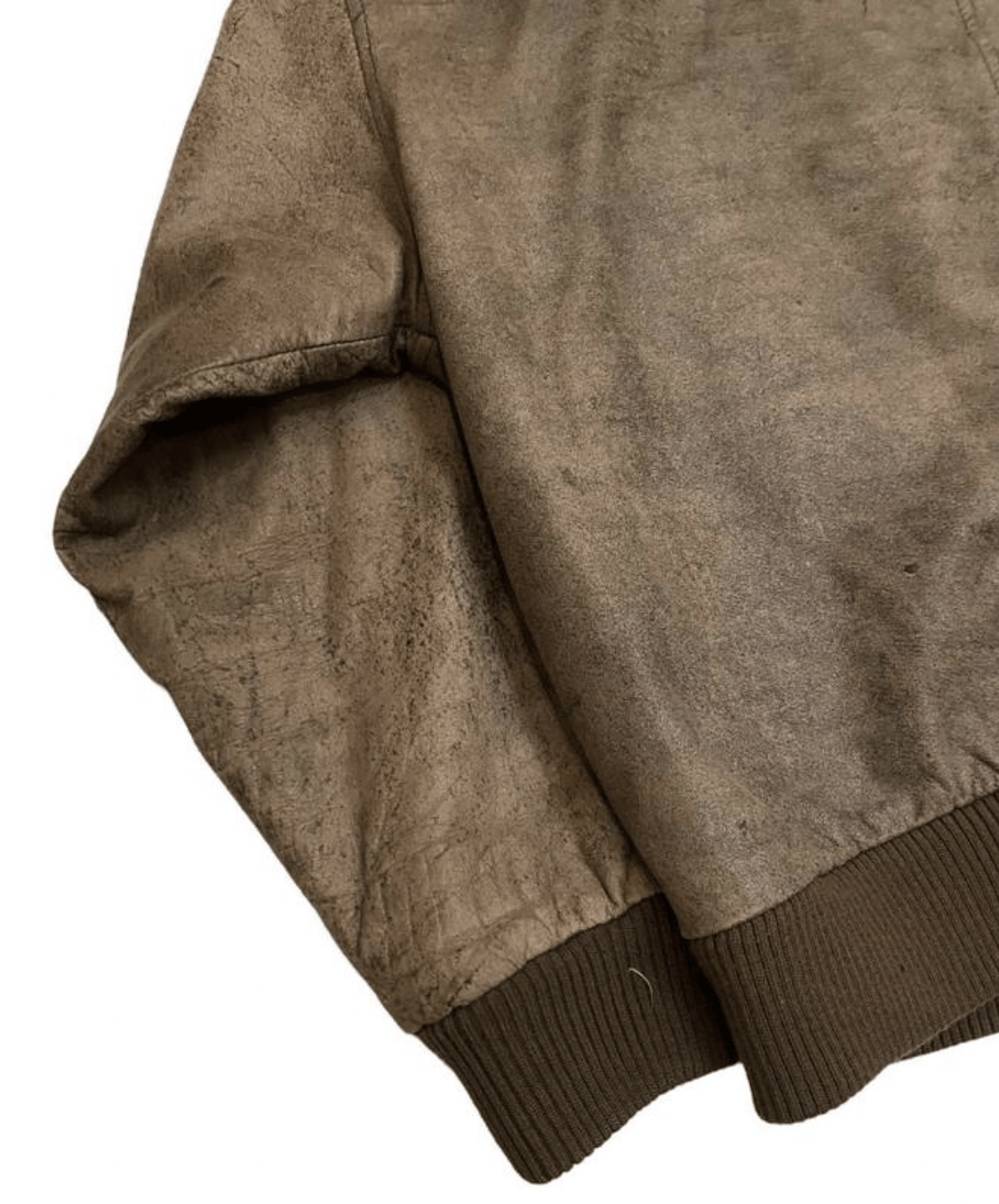 Vintage Vintage 90s Oversize Distressed Brown Flight Leather Jacket Size US XL / EU 56 / 4 - 7 Thumbnail