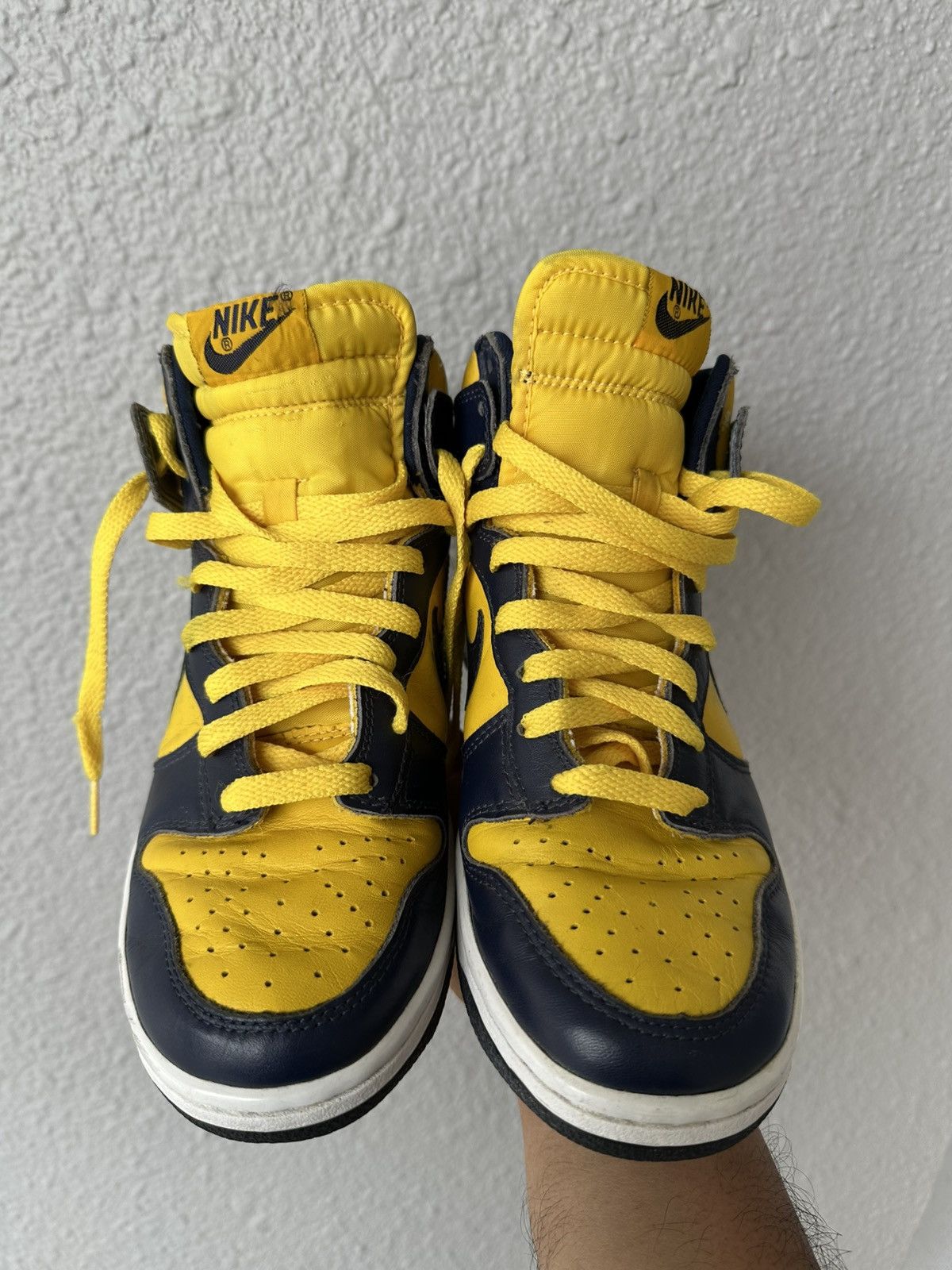 Nike 1998 NIKE DUNK HIGH “Michigan” Size US 7 / EU 40 - 3 Thumbnail