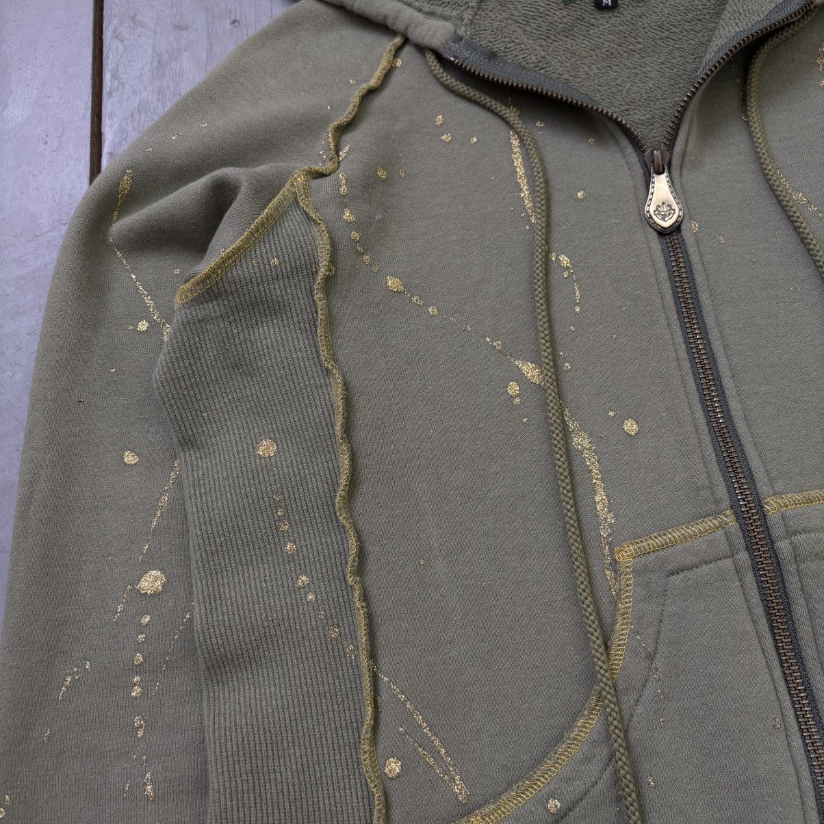 Obelisk “Pirates” Golden Paint Splatter Zip Up Size US M / EU 48-50 / 2 - 2 Thumbnail