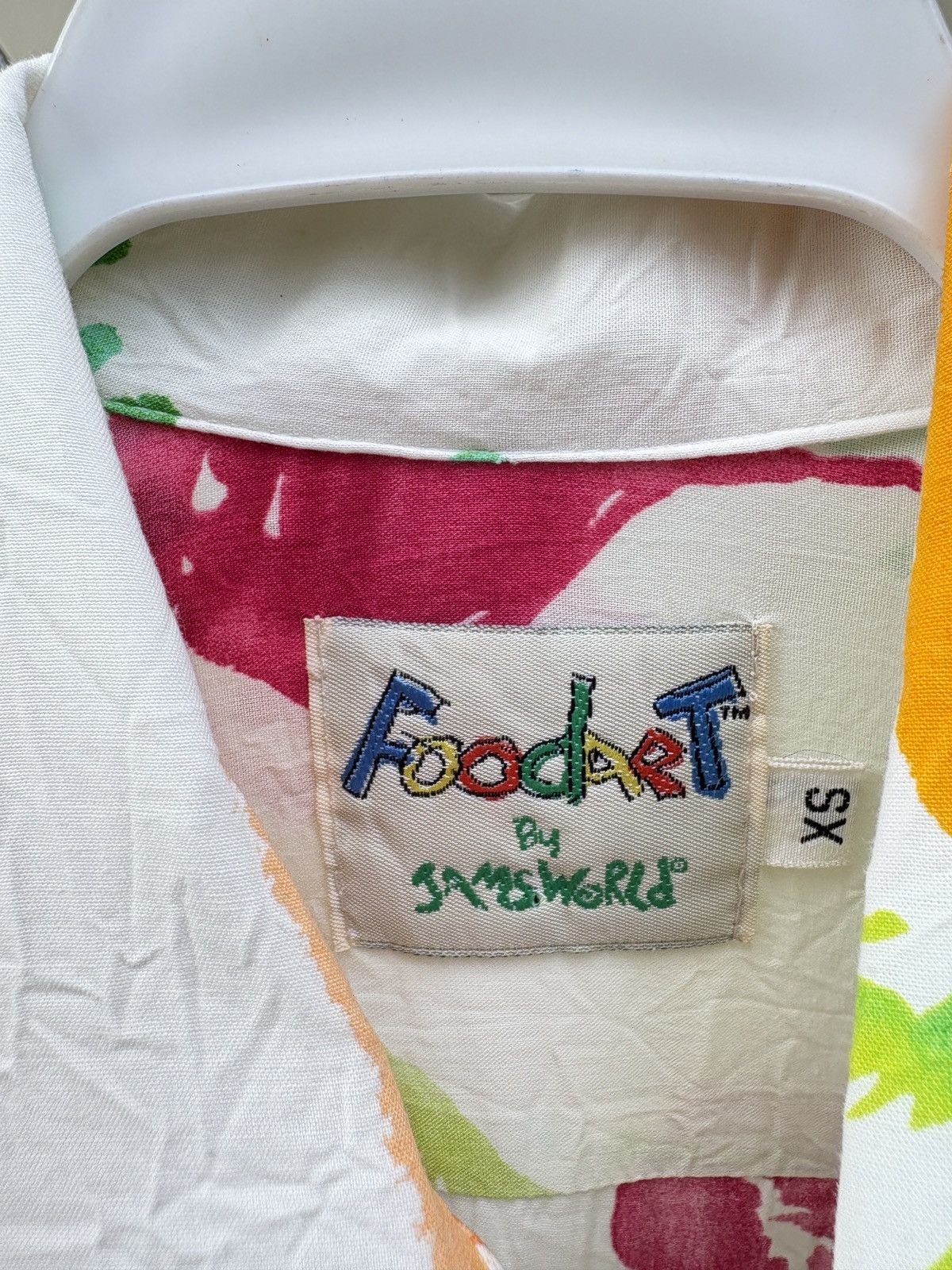 Jams World Foodart by Jams World vegetables print rayon shirt Size US XS / EU 42 / 0 - 3 Thumbnail