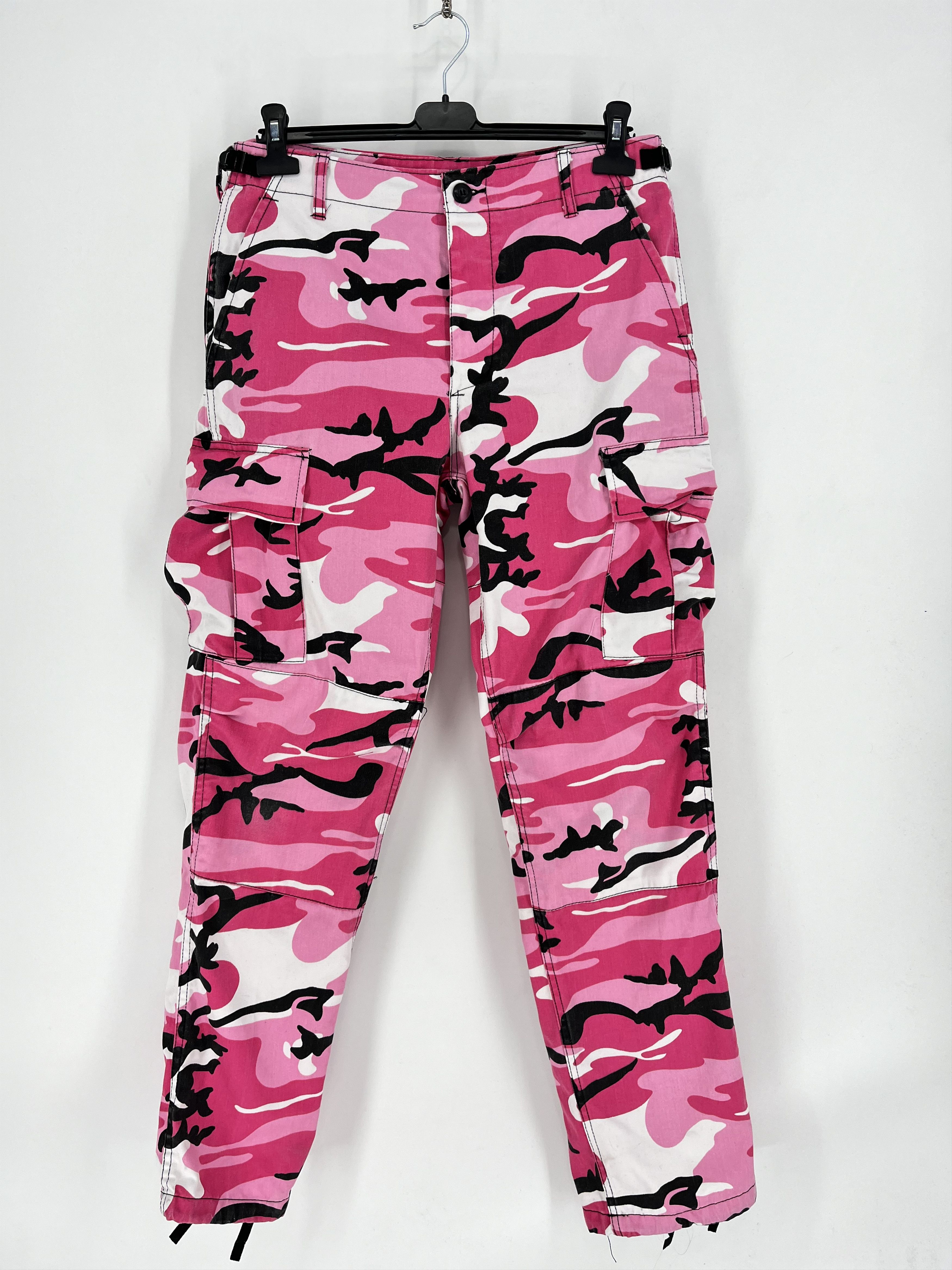 Rothco Pink Camo BDU Cargo Pants Design Style Travis Scott Size US 32 / EU 48 - 1 Thumbnail