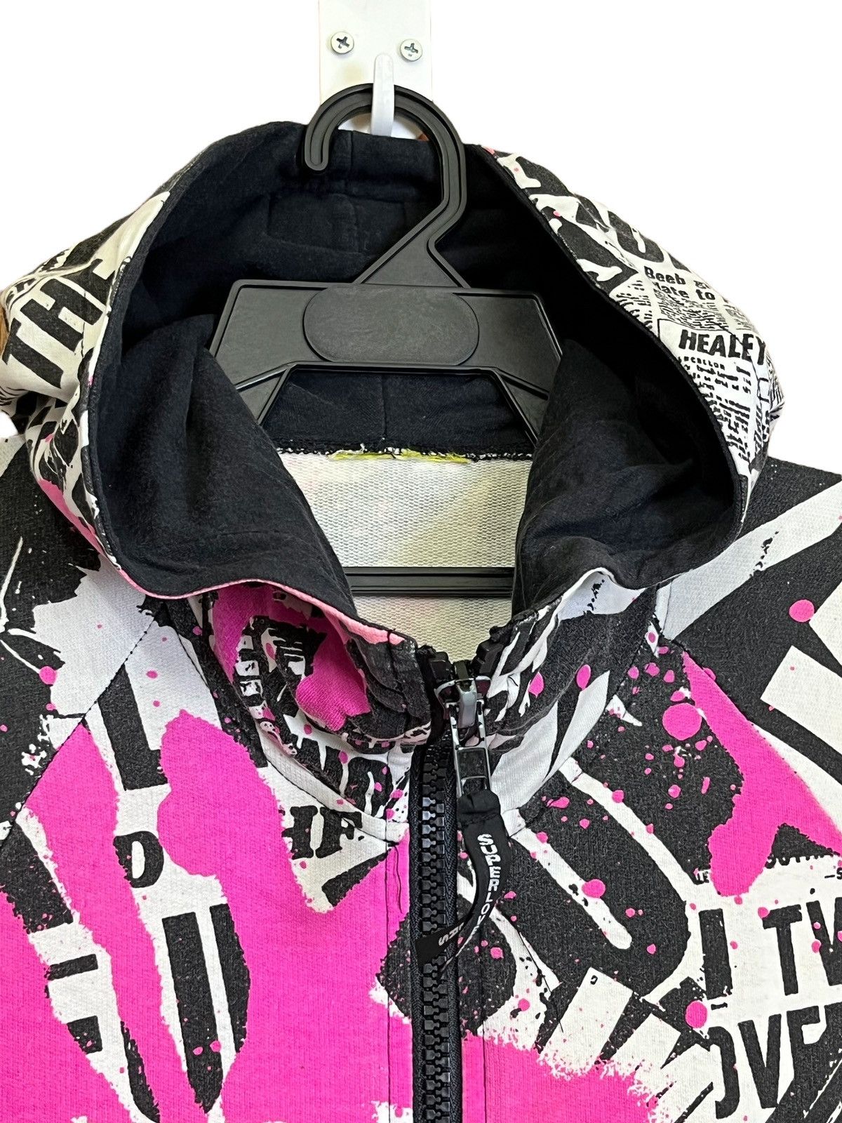 Hysteric Glamour SICK🔥SUPERLOVERS PUNK ROCK FULLPRINT ZIPPER HOODIES Size US S / EU 44-46 / 1 - 4 Thumbnail