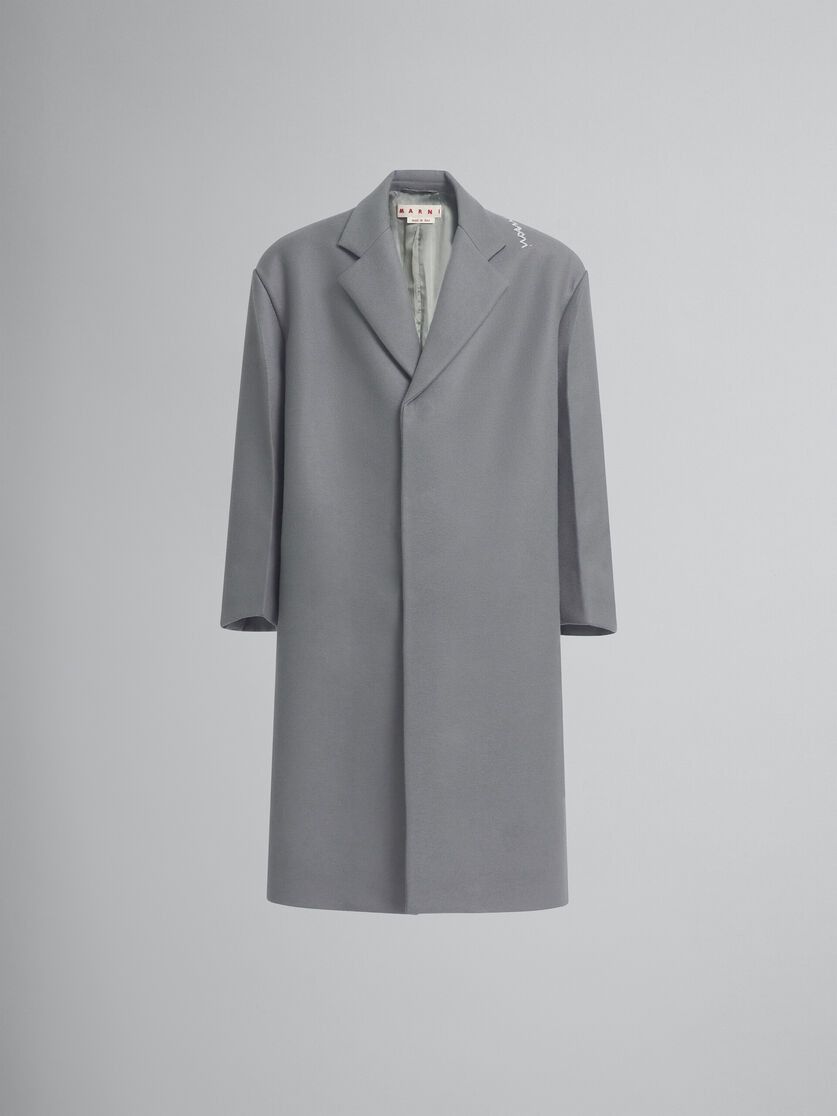 Marni o1w1db11025 Oversized Coat in Grey Size US S / EU 44-46 / 1 - 1 Thumbnail