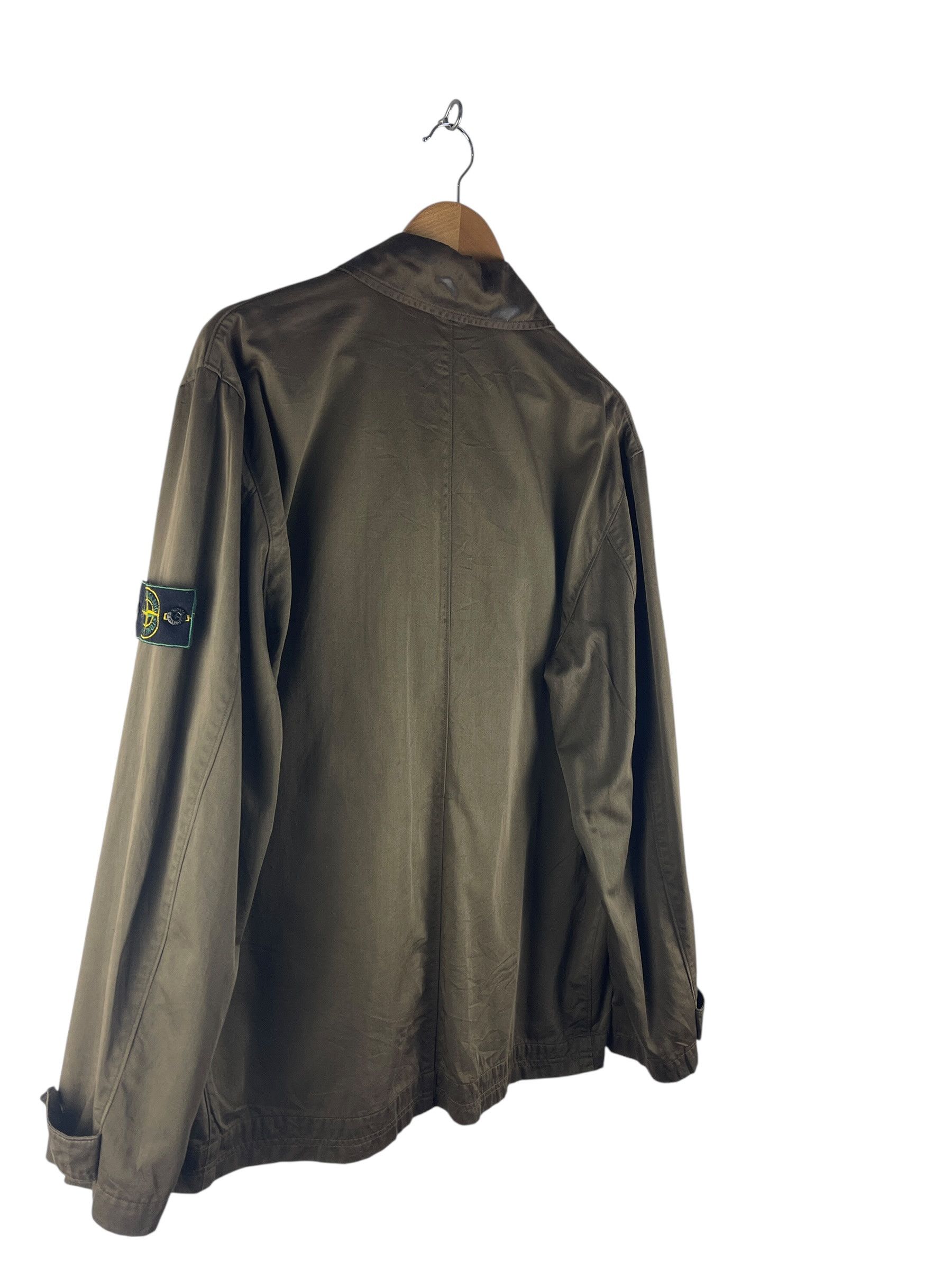 Stone Island Vintage Stone Island Raso Gommato Jacket – Made in Italy Size L / US 10 / IT 46 - 7 Thumbnail